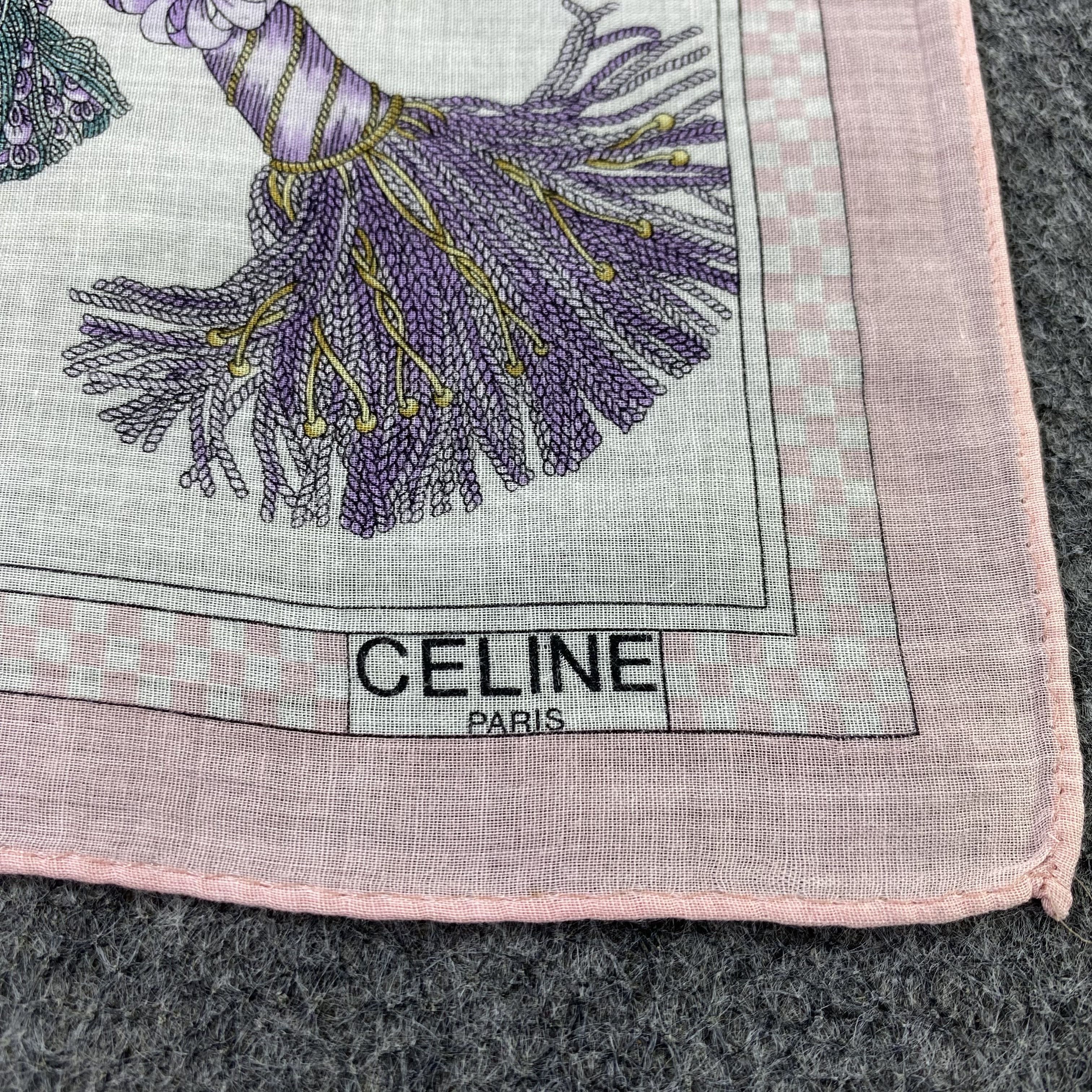 Celine Celine Handkerchief Neckerchief Bandana-B1869 Size ONE SIZE - 7 Thumbnail
