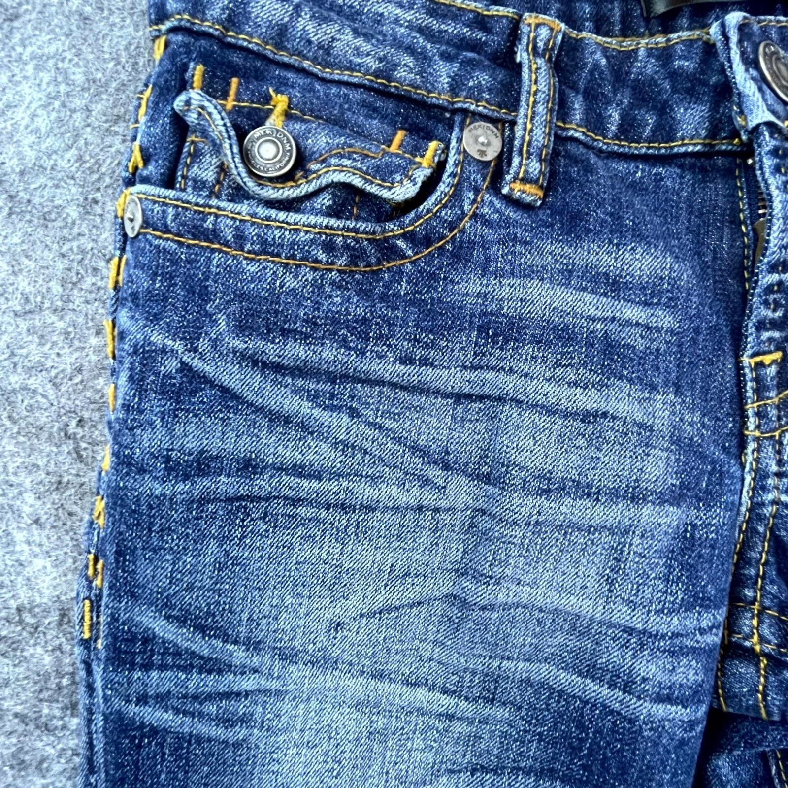 Mek Denim MEK DNM Jeans Womens 25 Wyatt Stretch Bootcut Flap Pocket Size 25" / US 0 / IT 36 - 4 Thumbnail