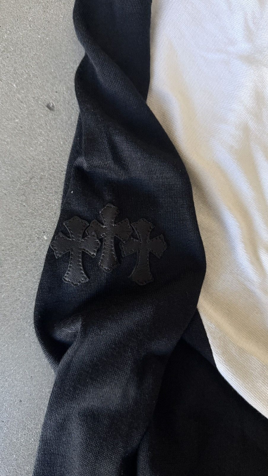 Chrome Hearts Chrome Hearts Cross Patch Silk Raglan Long Sleeve Size US XL / EU 56 / 4 - 3 Thumbnail