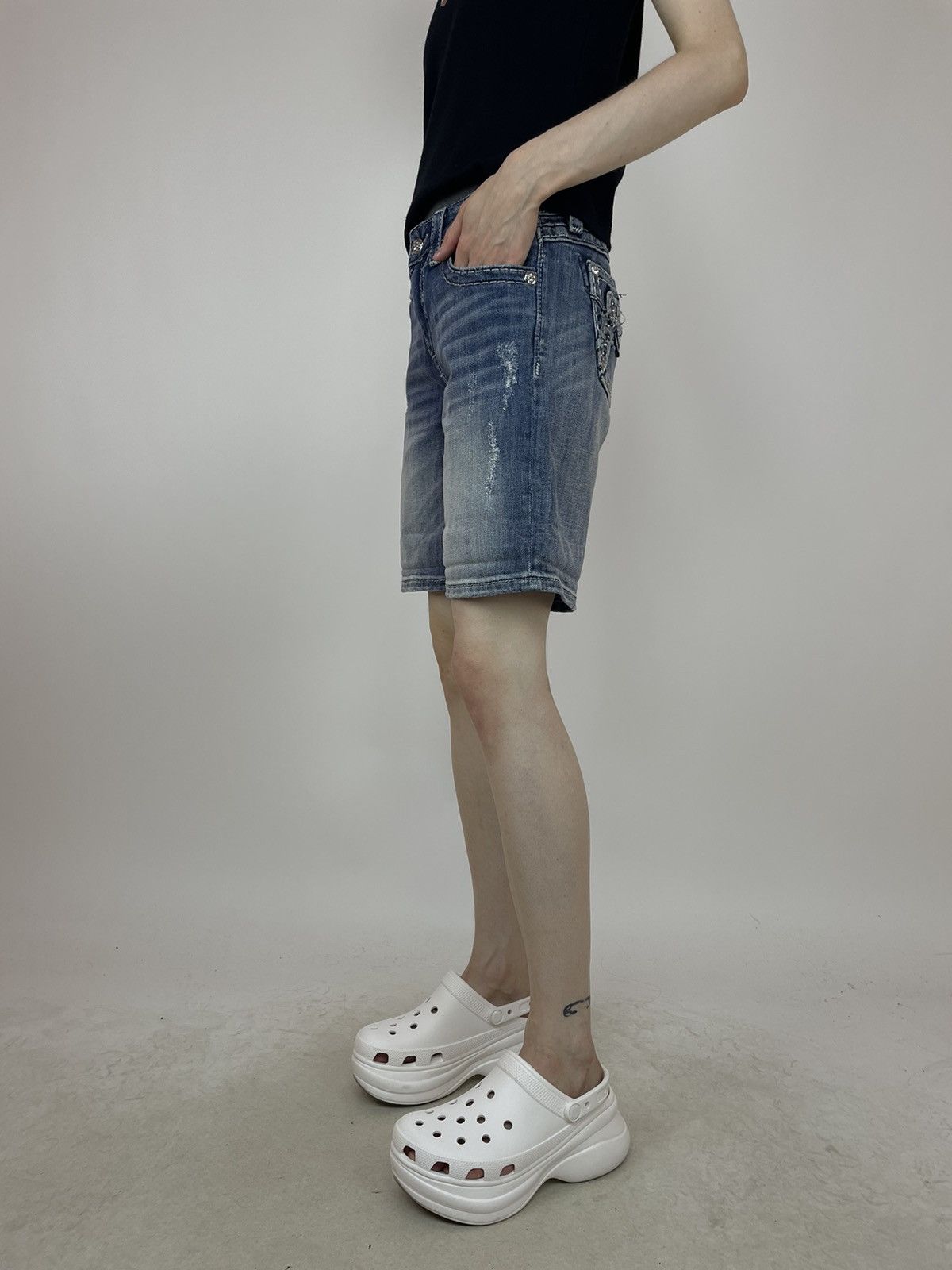 Other Miss Me denim shorts Womens size 26 Size 26" / US 2 / IT 38 - 4 Thumbnail