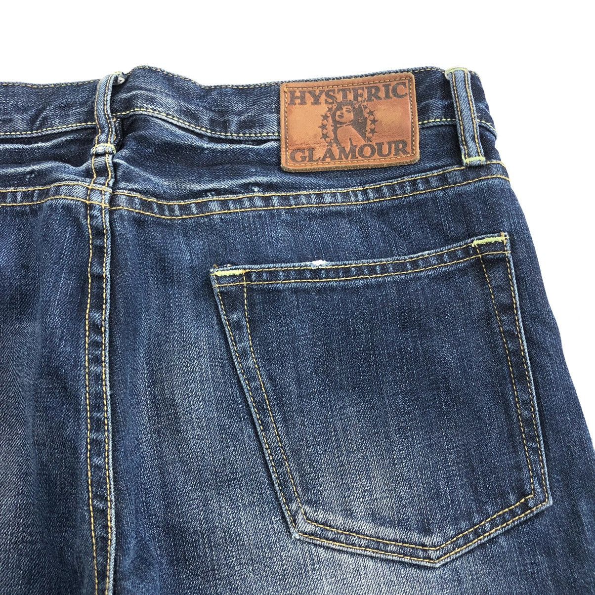 Hysteric Glamour × Japanese Brand × Yohji Yamamoto Vtg Hysteric Glamour “Blondie Is A Group!” Faded Denim Pants Size US 32 / EU 48 - 12 Thumbnail
