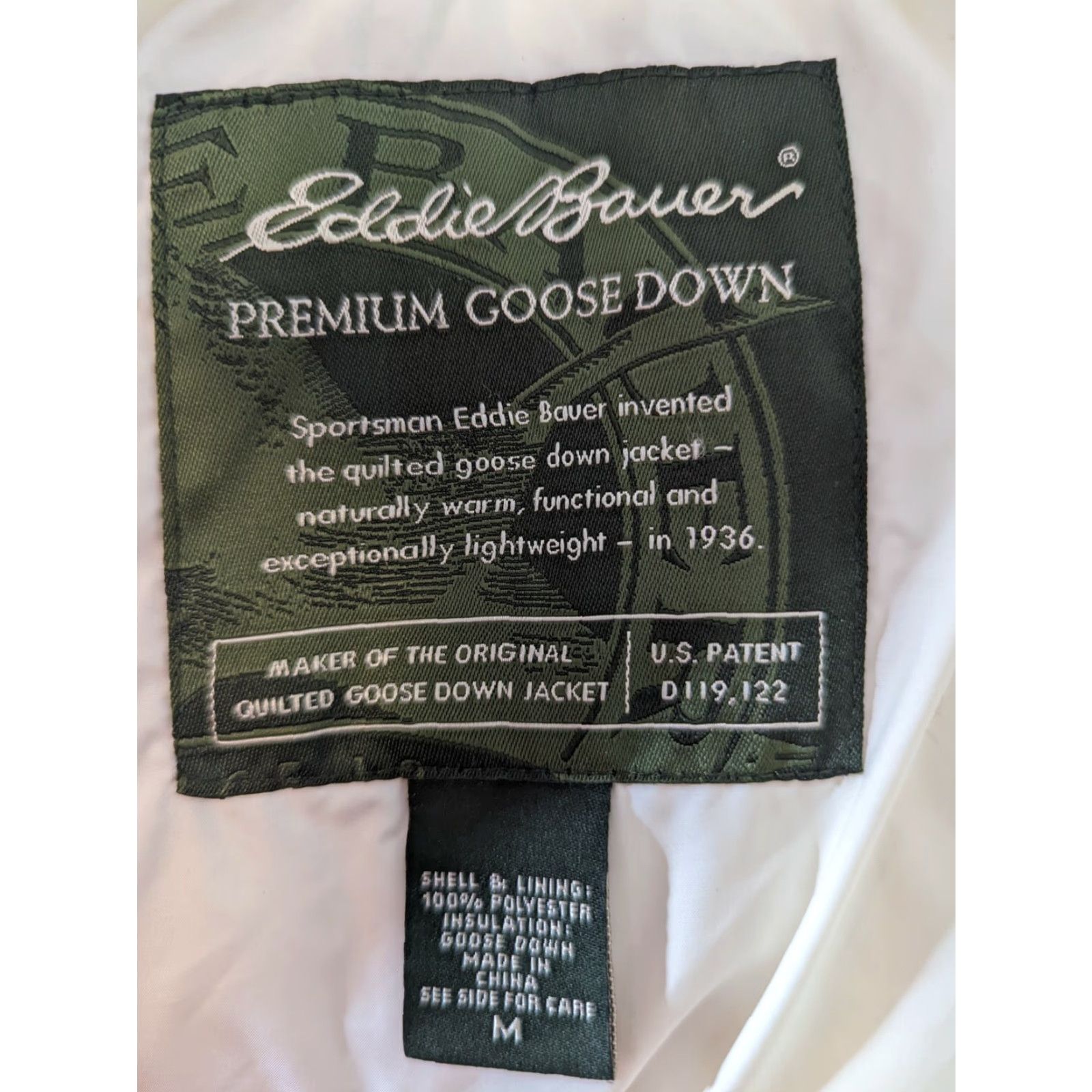 Eddie Bauer VINTAGE Eddie Bauer Vest Womens M White Goose Down Quilted Puffer Full Zip Winter Size M / US 6-8 / IT 42-44 - 2 Thumbnail