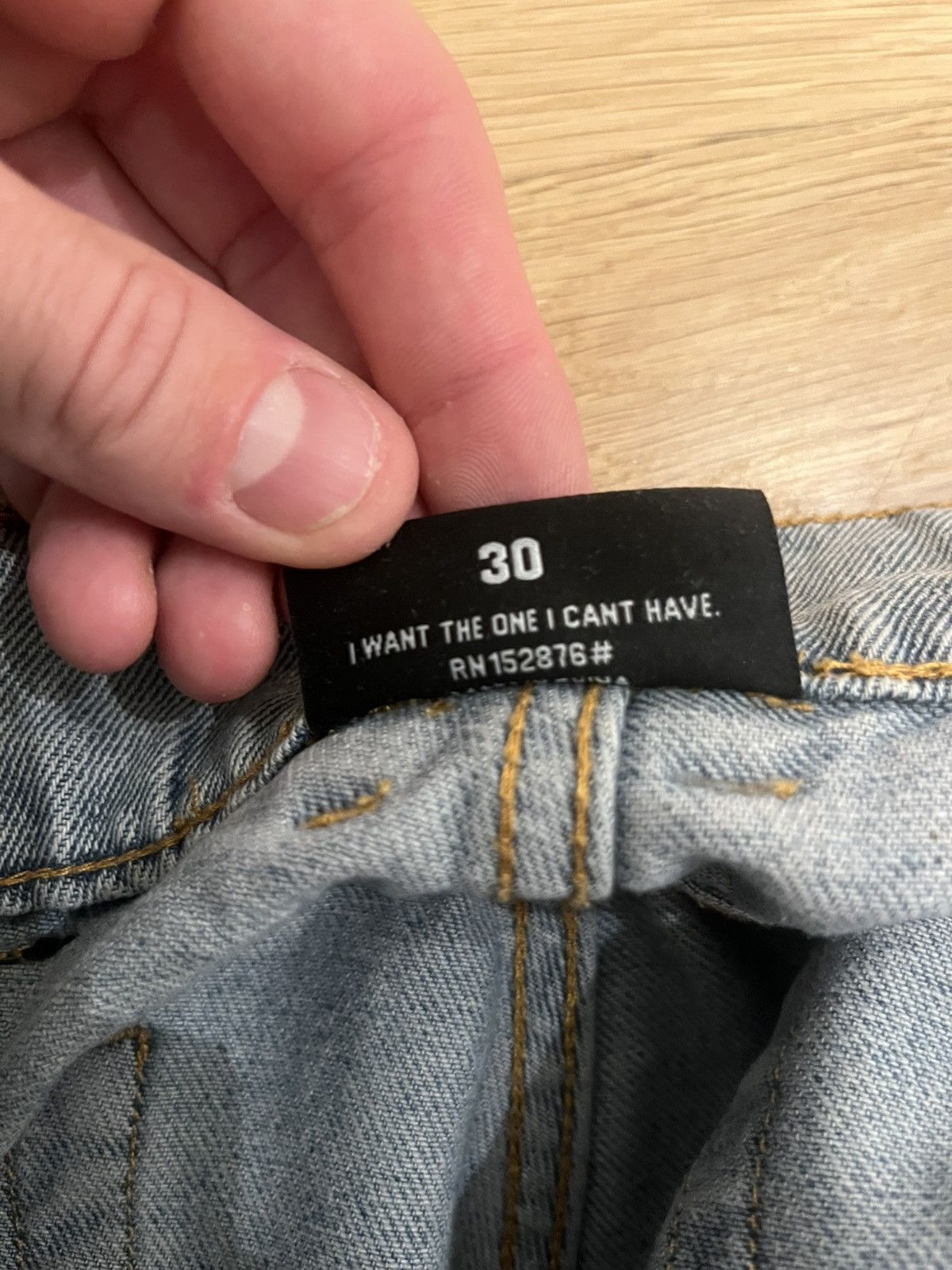 Pleasures Pleasures Denim printed jeans Size US 30 / EU 46 - 3 Thumbnail