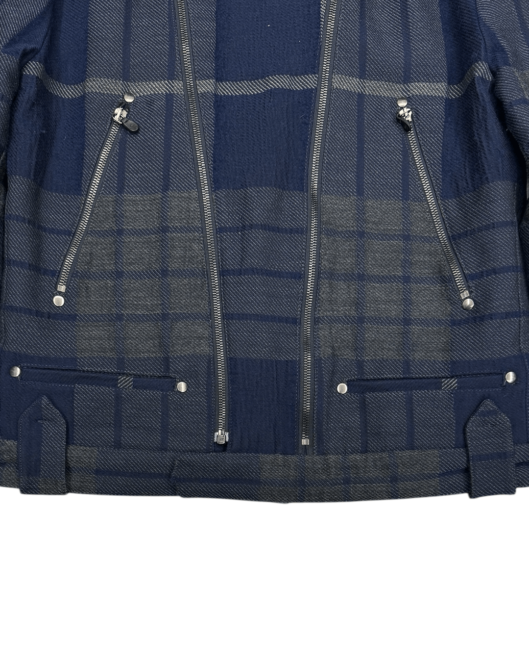 Alexander McQueen Alexander McQueen Wool Check Rider Jacket Size US M / EU 48-50 / 2 - 7 Thumbnail