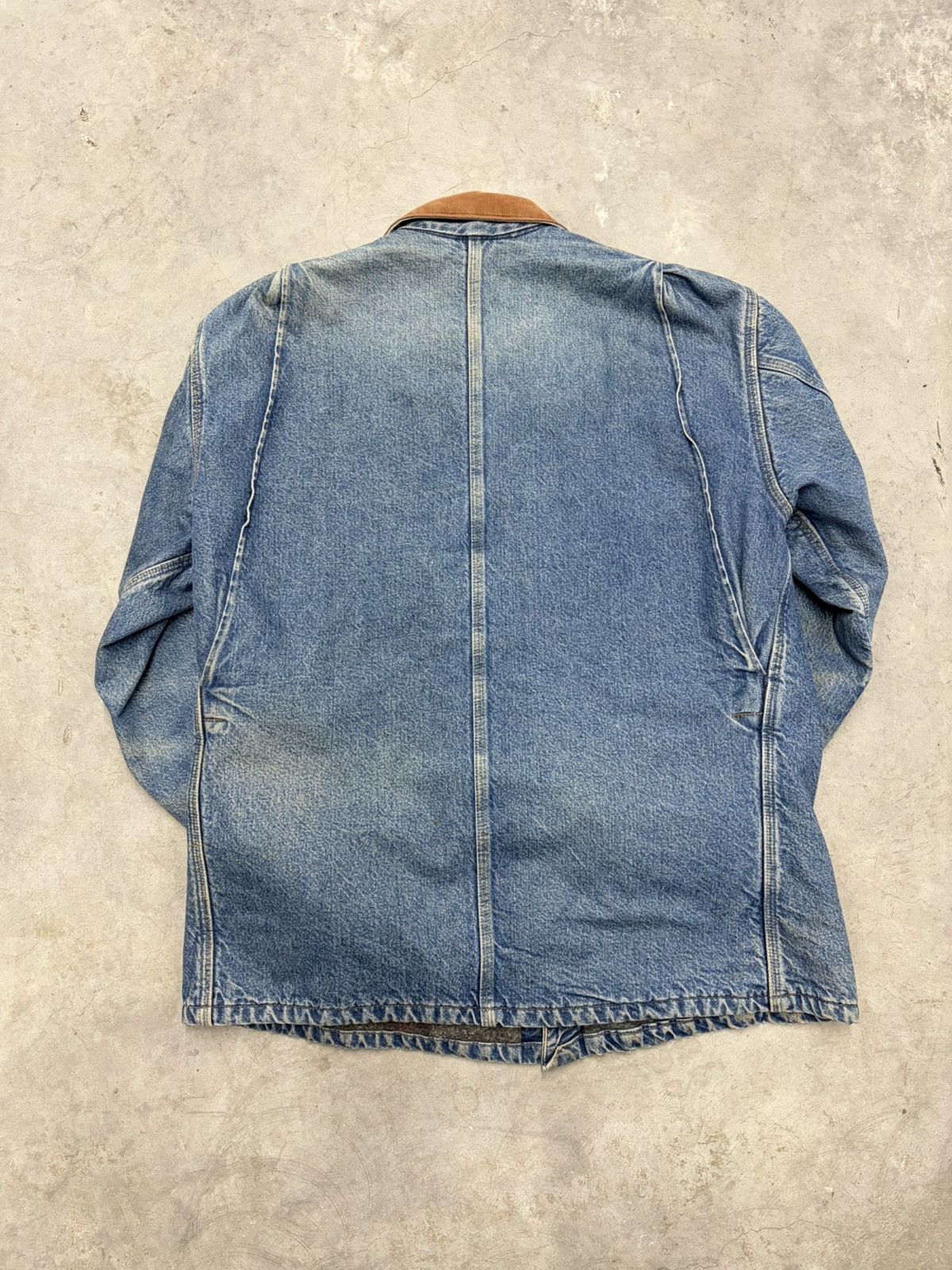 Carhartt Vintage 90s Carhartt Denim Chore Jacket Size US XL / EU 56 / 4 - 5 Thumbnail