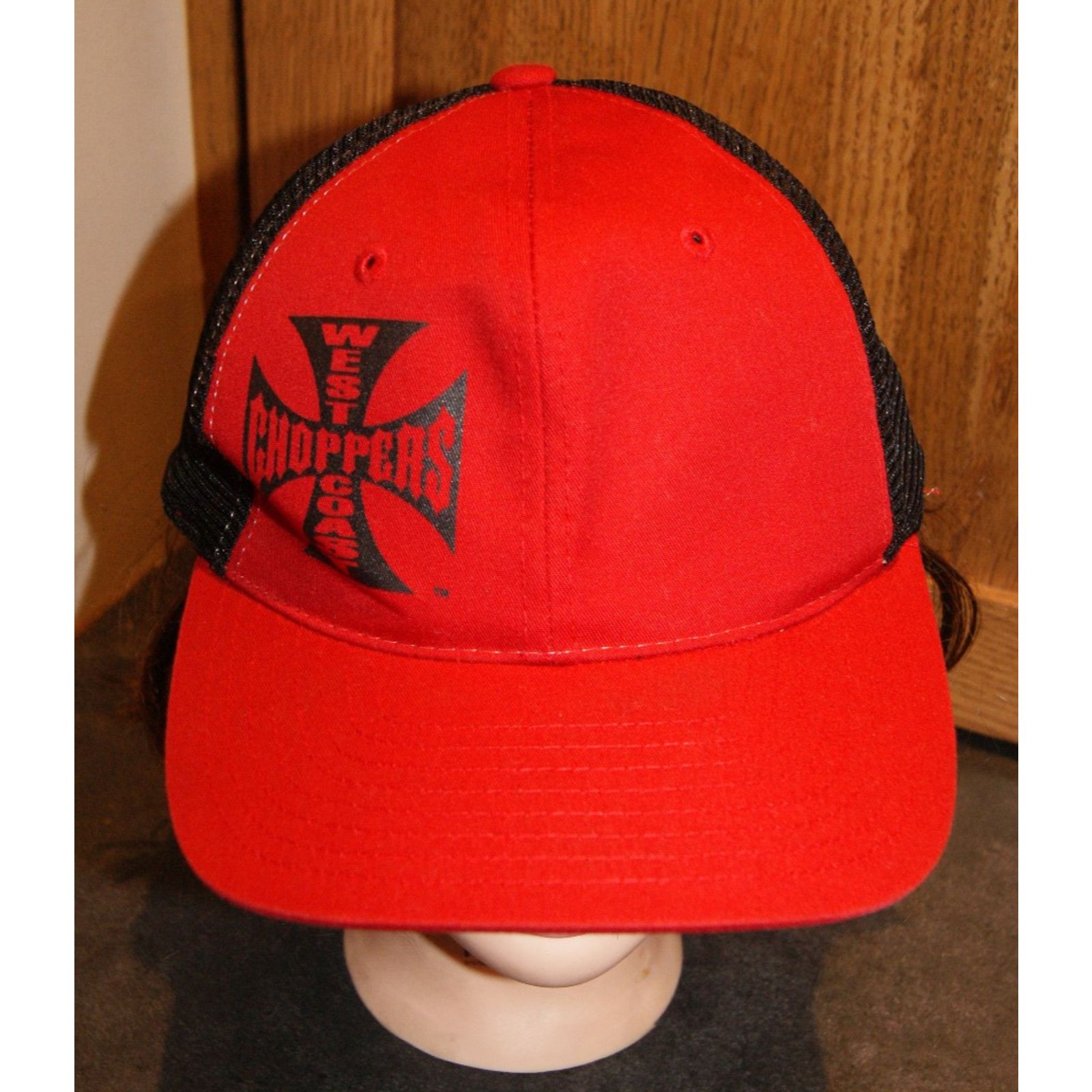 West Coast Choppers VTG Y2K West Coast Choppers Jesse James Iron Trucker Hat Cap Size ONE SIZE - 2 Thumbnail