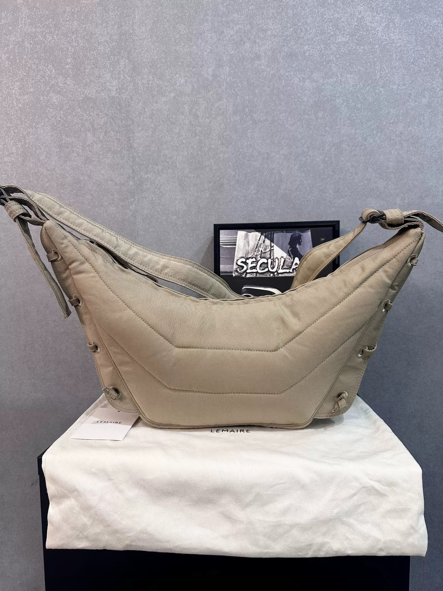 Lemaire Lemaire Small Clay Croissant Bag Size ONE SIZE - 1 Thumbnail