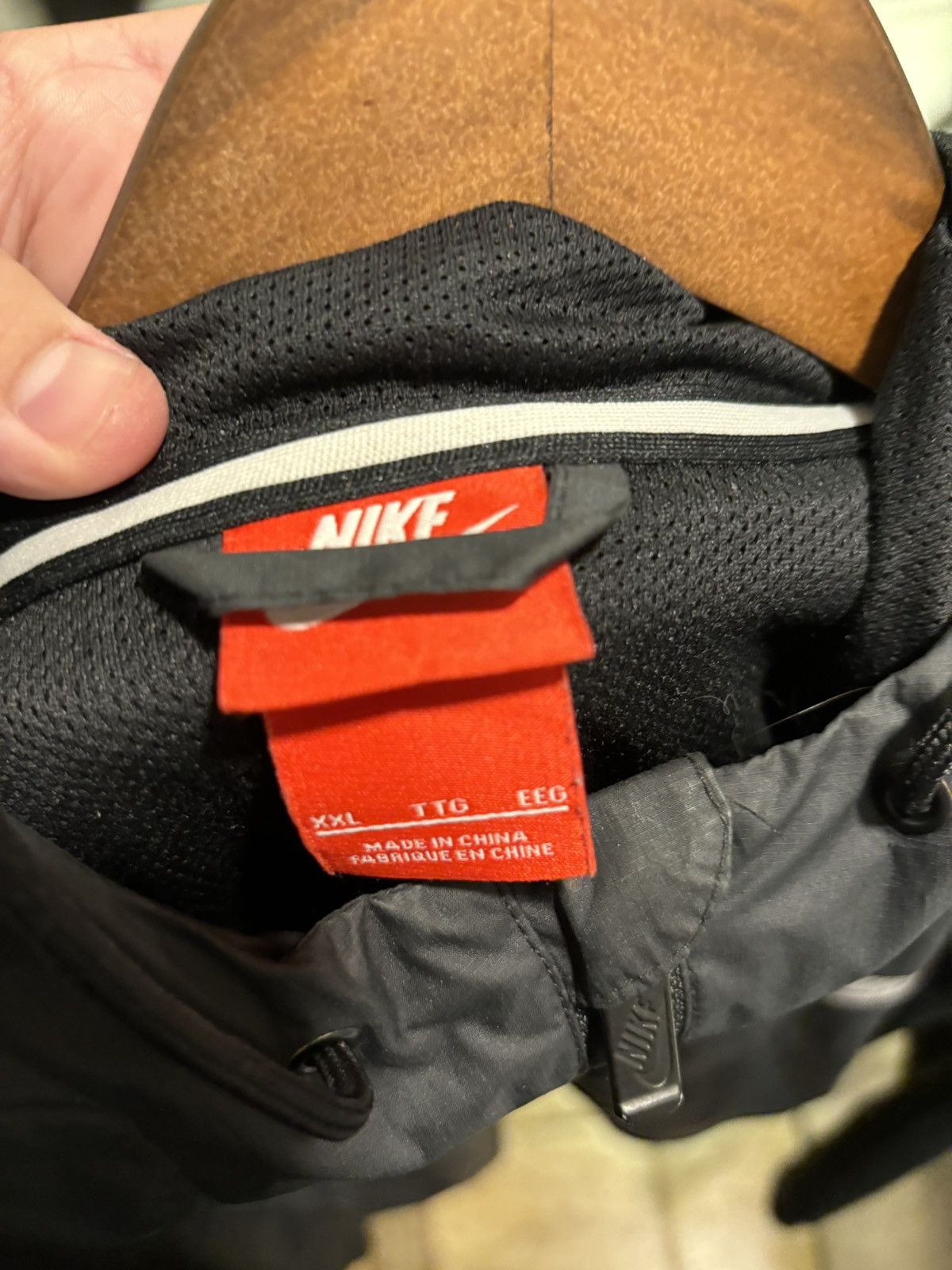 Nike Black Nike Windbreaker Size US XXL / EU 58 / 5 - 6 Thumbnail