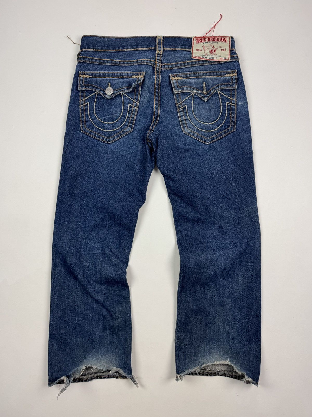 True Religion Distressed True Religion Hip Hop Jeans Pants Size US 36 / EU 52 - 14 Thumbnail
