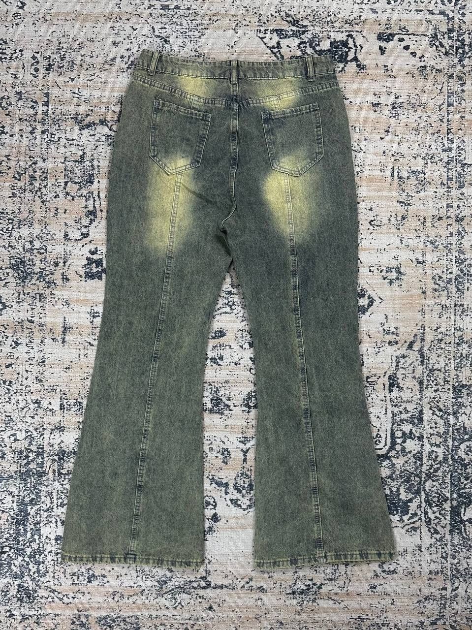 Japanese Brand Avant Garde Flaired Opium Y2K Japanese Gothic Jeans Size 30" / US 8 / IT 44 - 9 Thumbnail