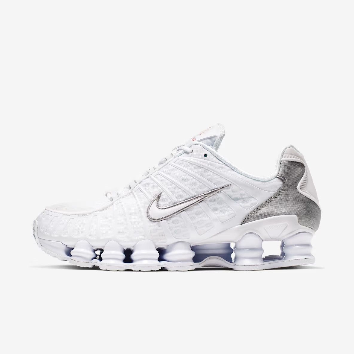 Nike Nike Shox TL White Metallic Silver Size US 12.5 / EU 45-46 - 1 Preview