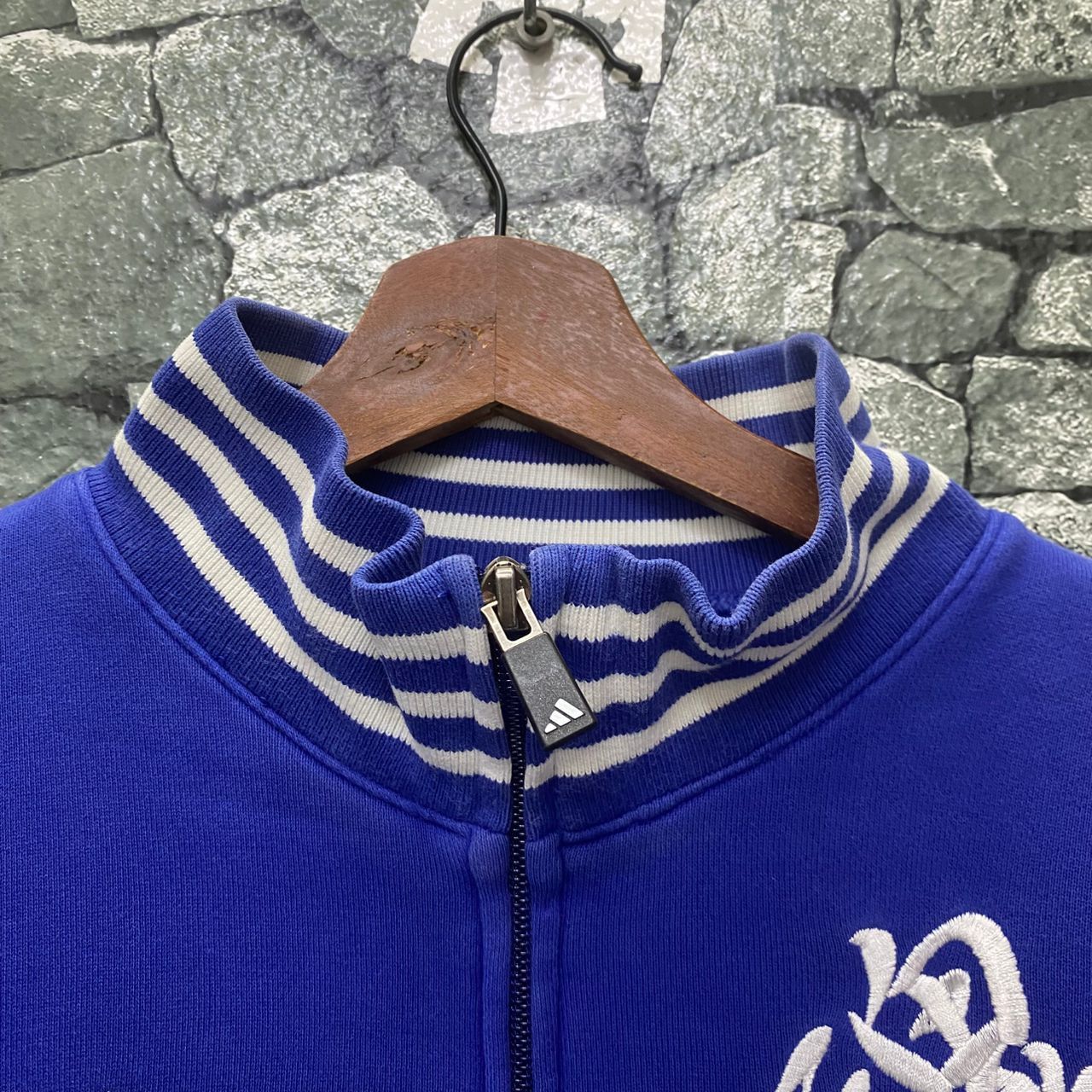 Adidas Vintage Adidas JFA Distressed Jacket Size US M / EU 48-50 / 2 - 16 Thumbnail