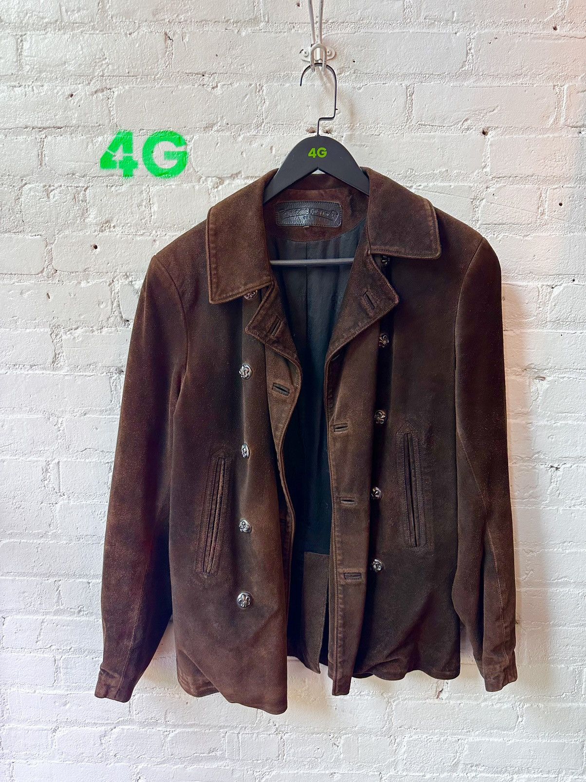 Chrome Hearts CHROME HEARTS BEAUTIFUL SUEDE LEATHER JACKET M / L Size US M / EU 48-50 / 2 - 1 Thumbnail