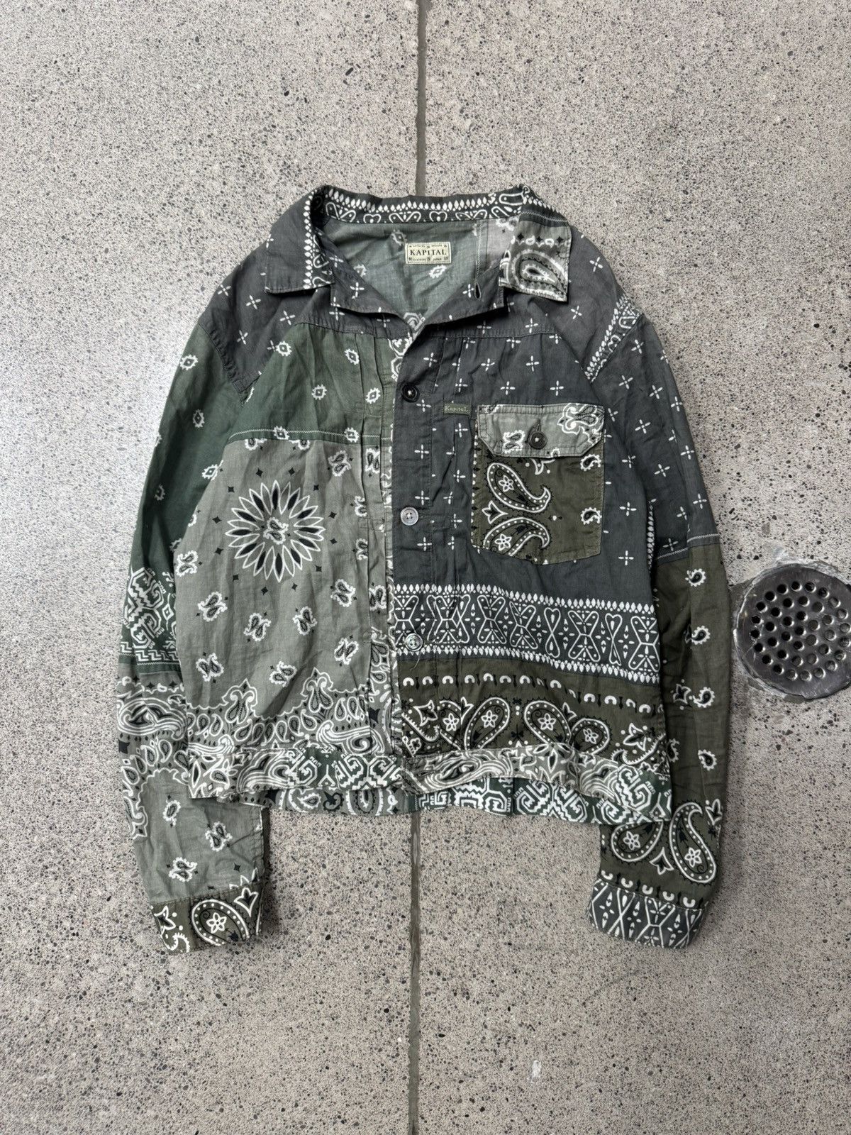 Kapital SS2024 Kapital Paisley Patchwork ‘Type 1’ Trucker Jacket Size US L / EU 52-54 / 3 - 1 Thumbnail