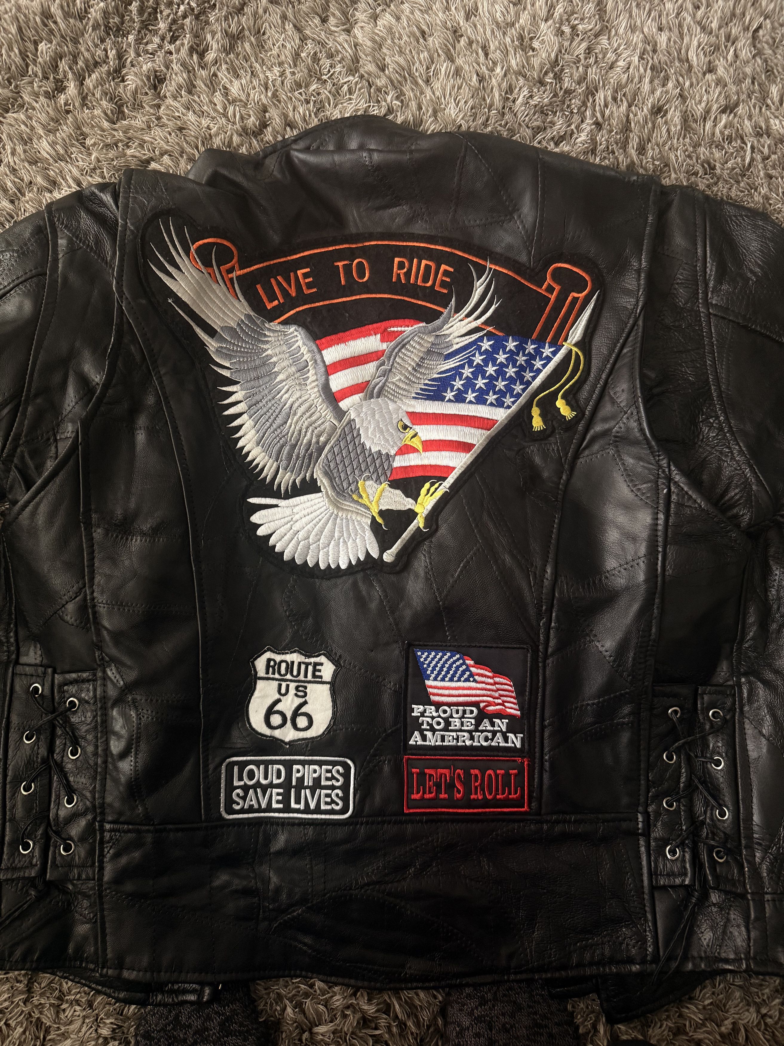 Other Leather Biker Jacket Size US S / EU 44-46 / 1 - 4 Thumbnail