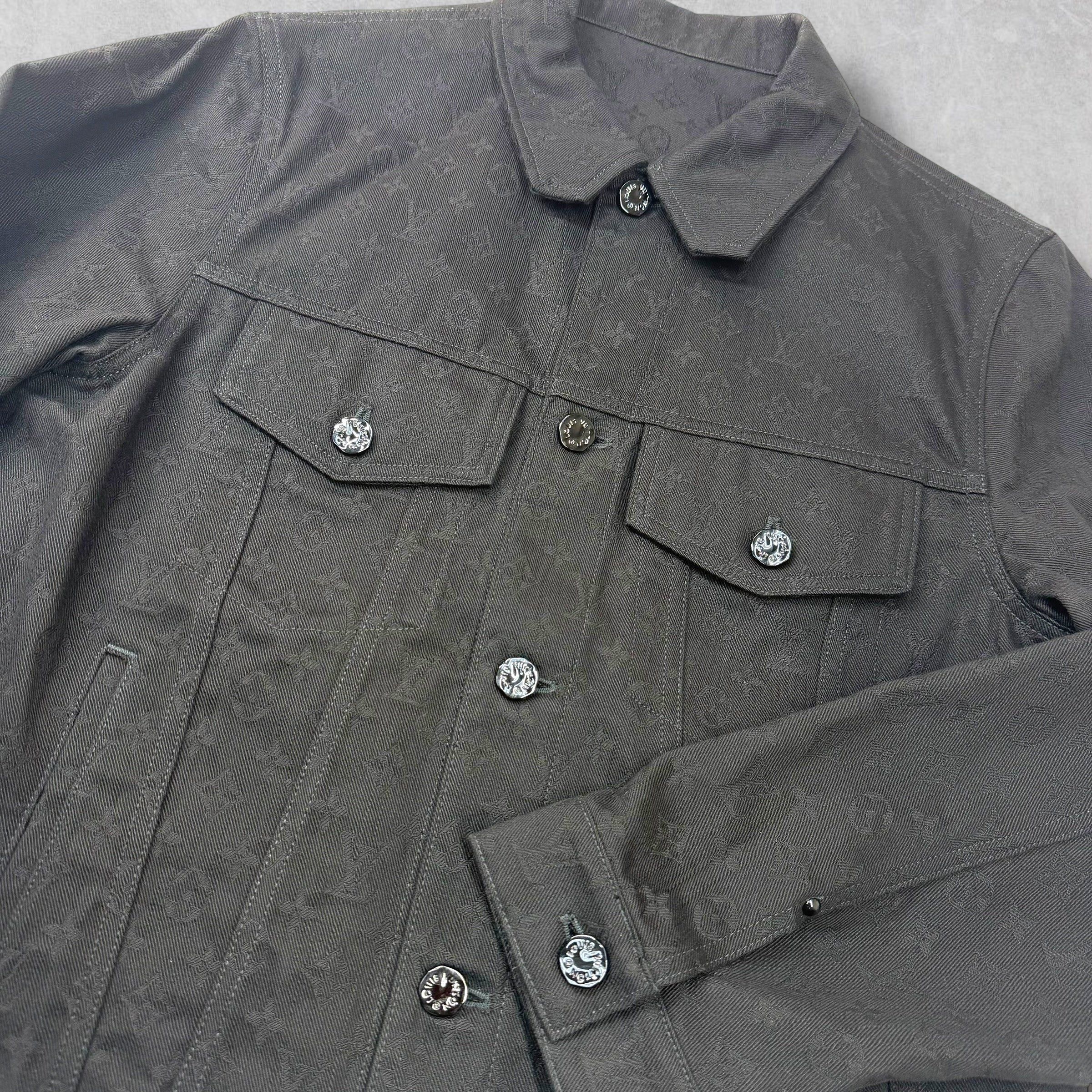 Louis Vuitton Louis Vuitton Monogram Black Denim Jacket 50 (L) Size US L / EU 52-54 / 3 - 5 Thumbnail