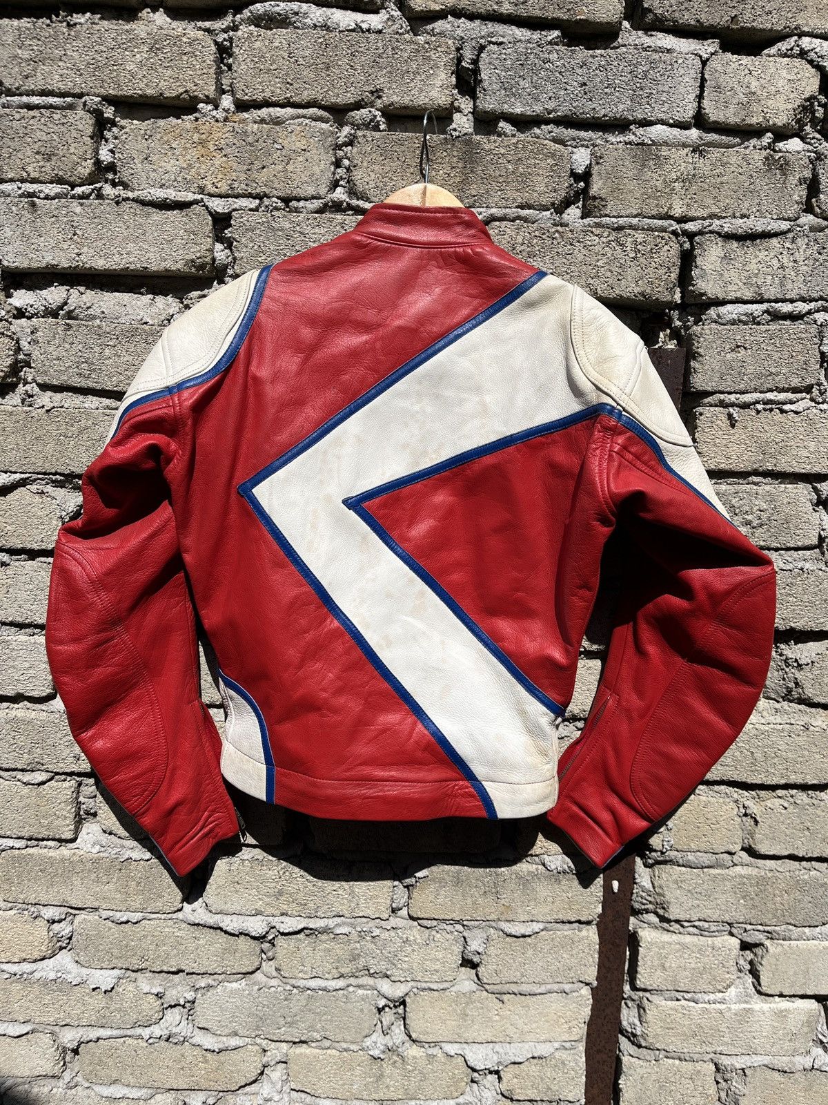 Genuine Leather × Vintage Kushitani Hamamatsu 2 Pieces Overall Leather Racing Set Size US 30 / EU 46 - 10 Thumbnail