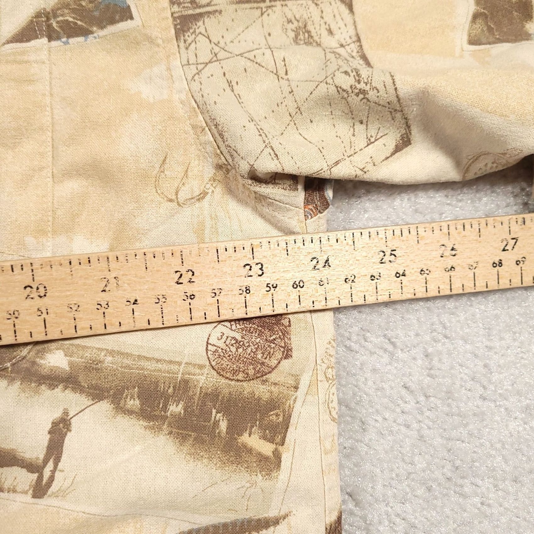 Vintage Summa Shirt Mens XL Silk Blend Hawaiian Beach Aloha Short Sleeve Button-Up Collared Beach Theme Beige" Size US XL / EU 56 / 4 - 4 Thumbnail