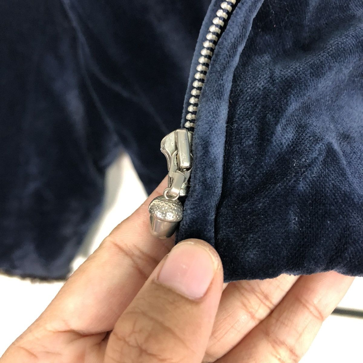 Japanese Brand 🔥RICH DARK BLUE BOMBER JACKET FUR INTERIOR ISSEY MIYAKE Size US L / EU 52-54 / 3 - 19 Thumbnail