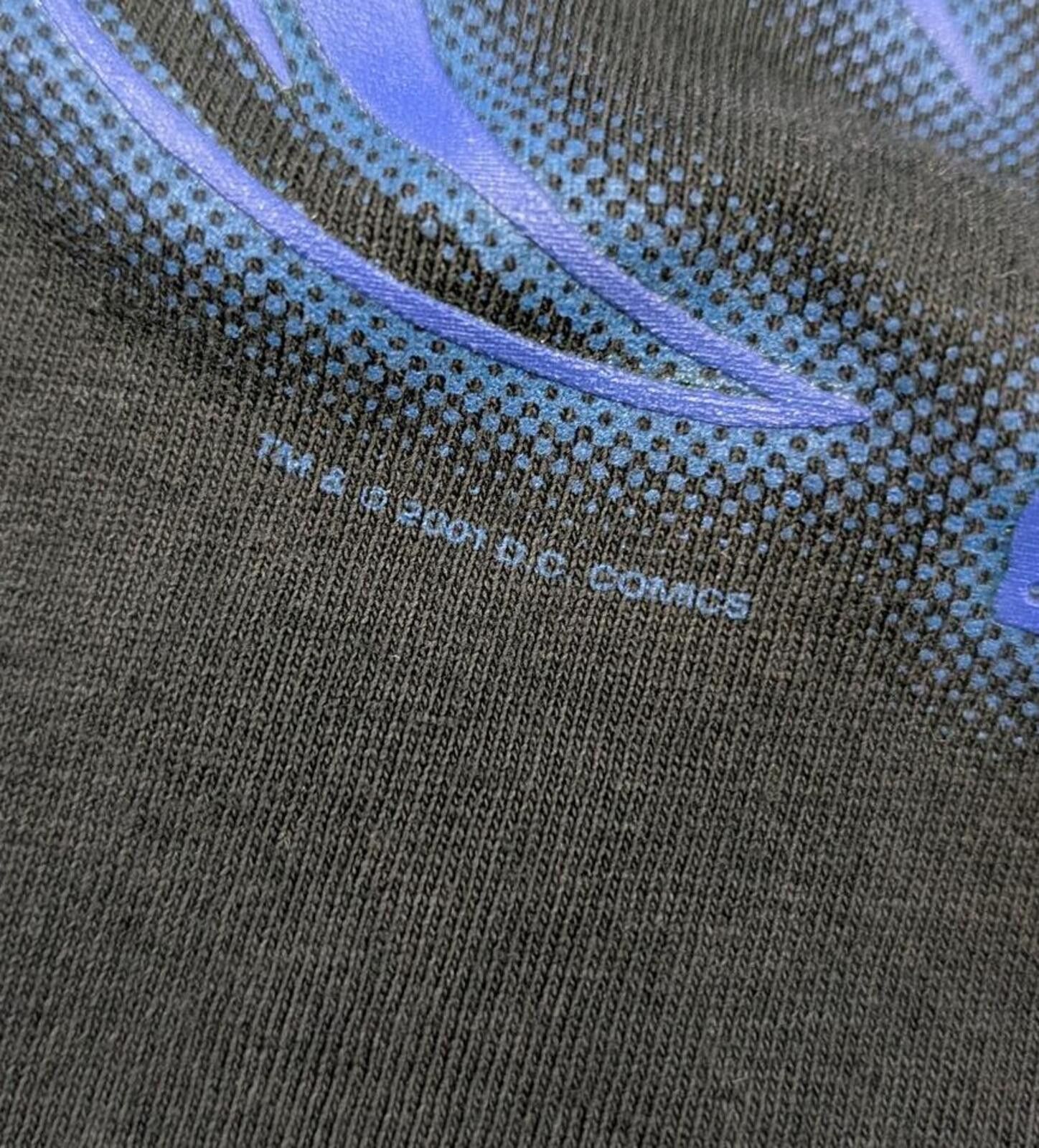 DC Comics Vintage Y2K Blue Batman DC Comics Promo T-shirt Size US XL / EU 56 / 4 - 3 Thumbnail