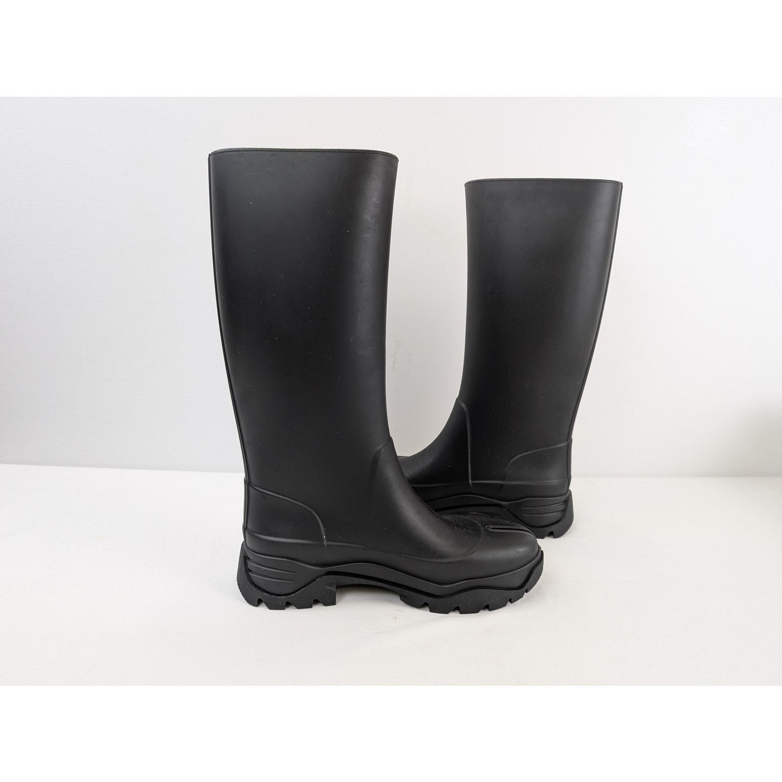Maison Margiela o1rshd1 Tabi Long Boots in Black Size US 12 / EU 45 - 5 Thumbnail