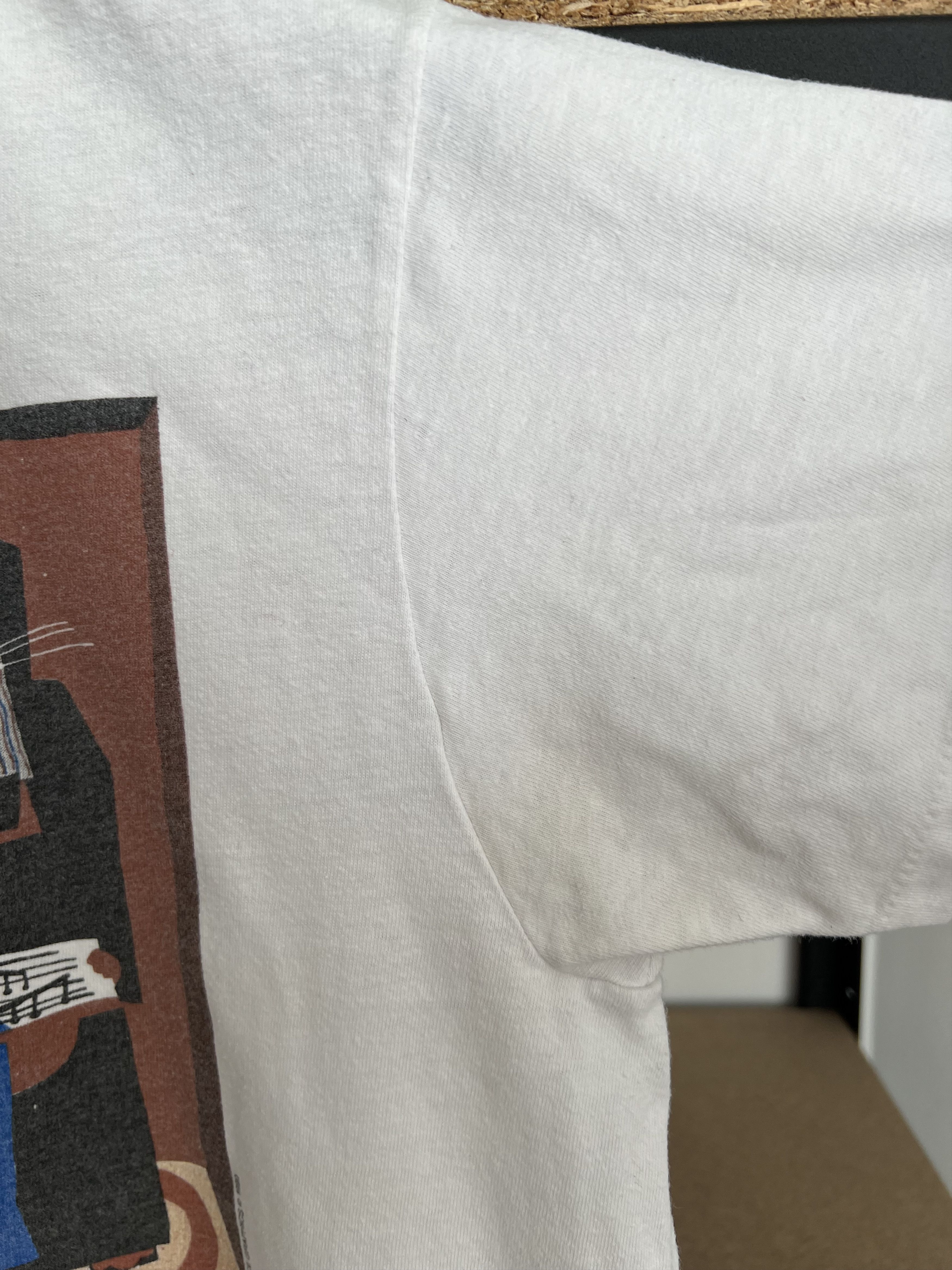 Arts & Science Vintage 1990 Picatso Pablo Picasso Parody Cat Art T-shirt Size US S / EU 44-46 / 1 - 9 Thumbnail