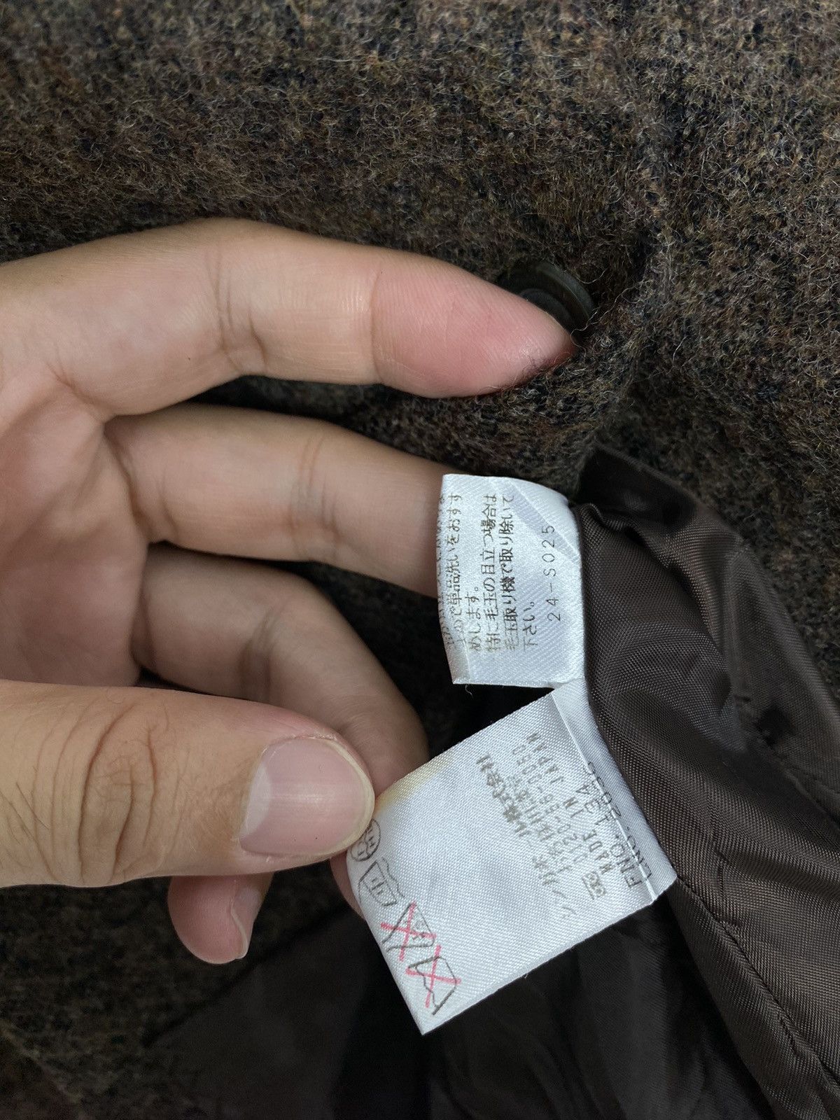 Kansai Yamamoto Rare‼️ Vintage Kansai Bis Wool Coat Made in Japan Size M / US 6-8 / IT 42-44 - 7 Thumbnail