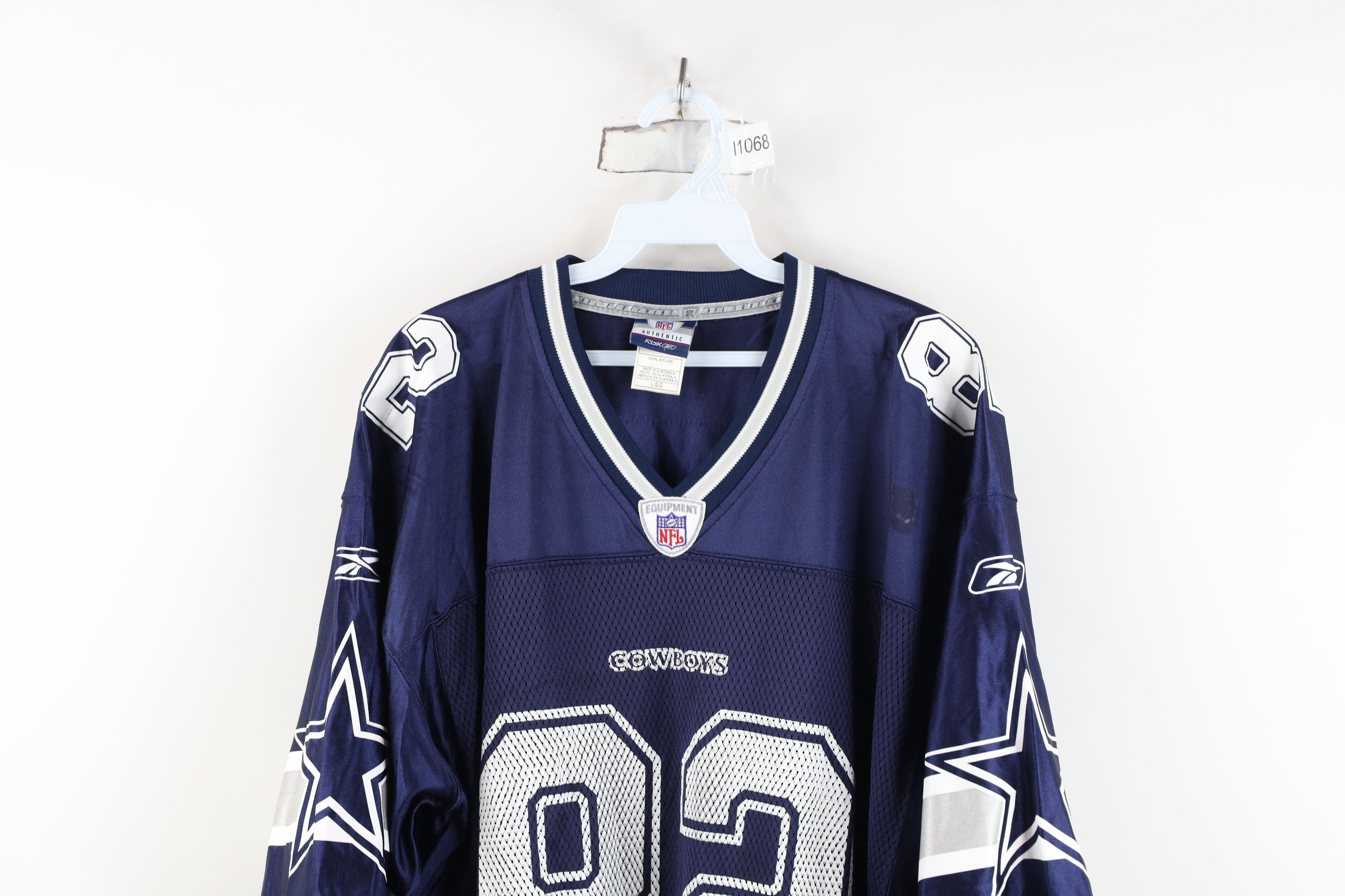 Reebok Vintage Reebok Dallas Cowboys Football Jersey Blue #82 Size US L / EU 52-54 / 3 - 2 Thumbnail