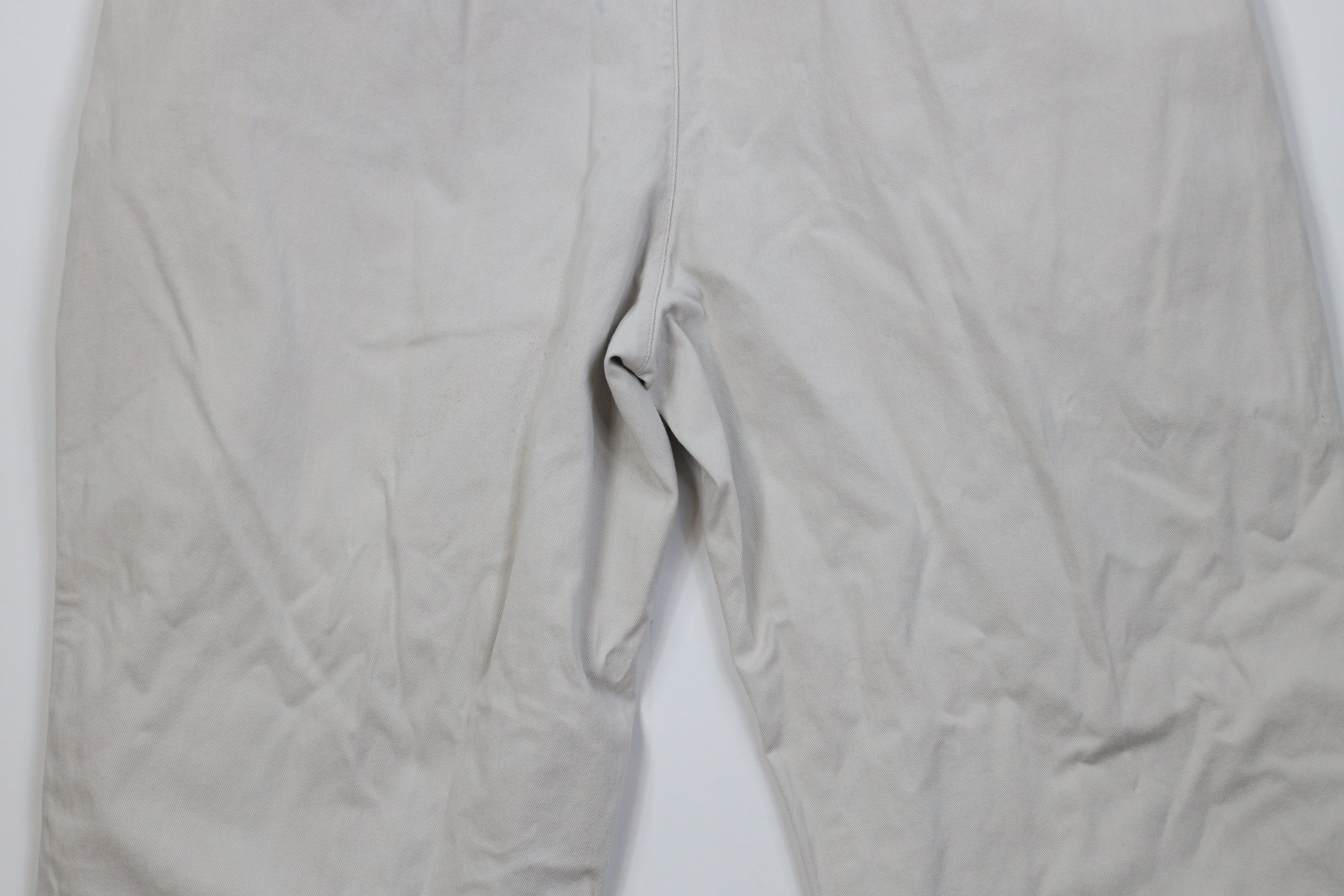 Ralph Lauren Vintage 70s 80s Ralph Lauren Wide Leg Chino Pants Beige USA Size US 42 / EU 58 - 14 Thumbnail