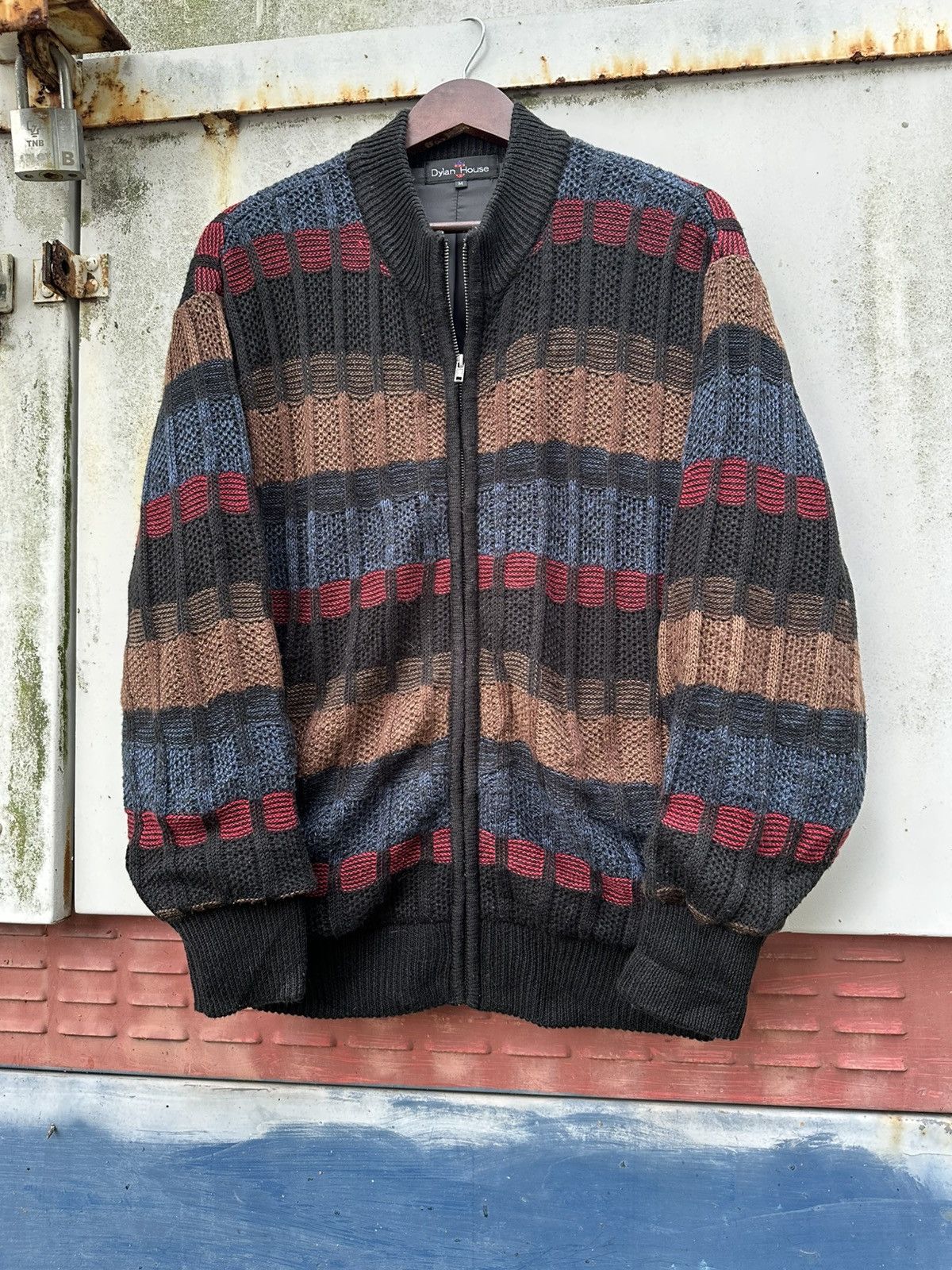 Vintage 👹Dylan House Wool Bomber Jacket Size US M / EU 48-50 / 2 - 7 Thumbnail