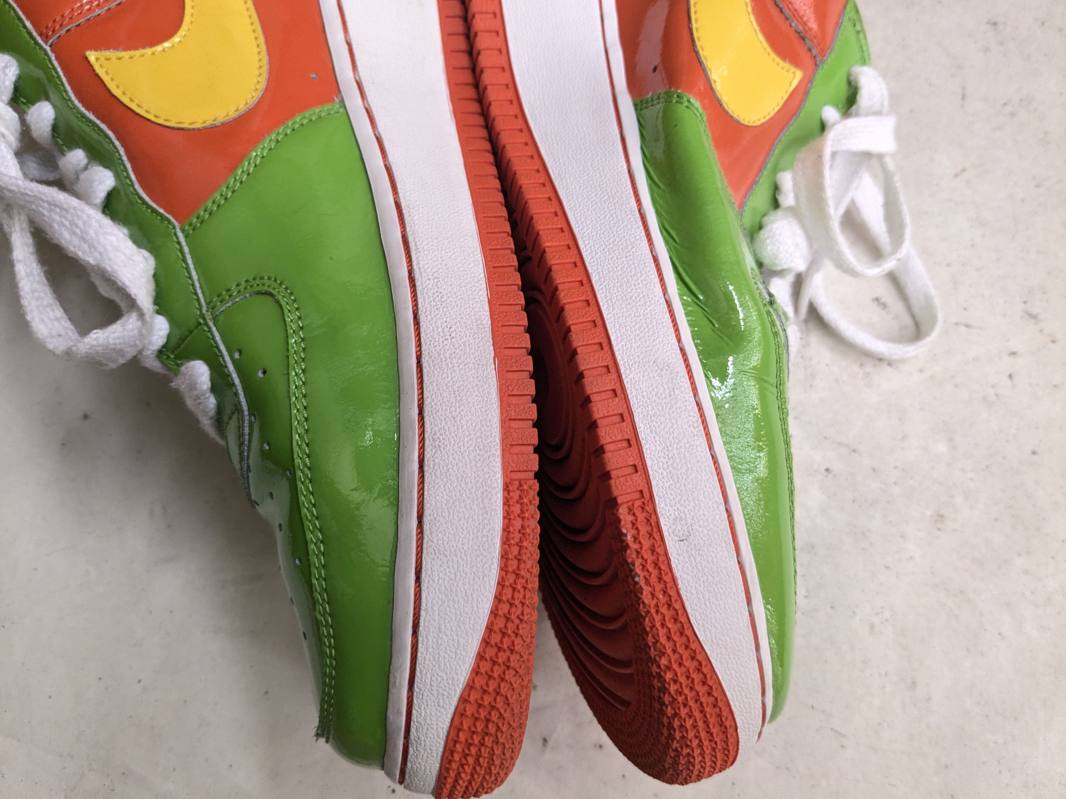 Nike Nike Air Force 1 Premium Citrus 2006 312945-372 Size US 13 / EU 46 - 12 Thumbnail