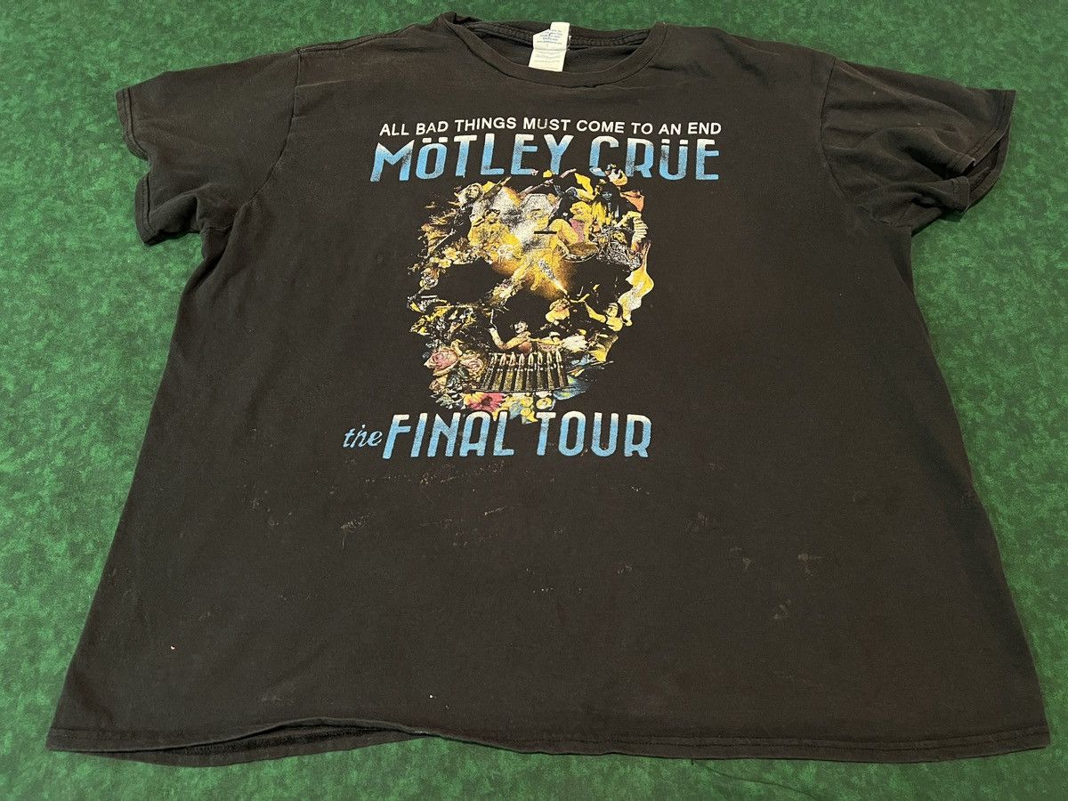 Band Tees × Vintage Motley Crue - The Final Tour Concert T-shirt 2014 Size US XL / EU 56 / 4 - 1 Thumbnail