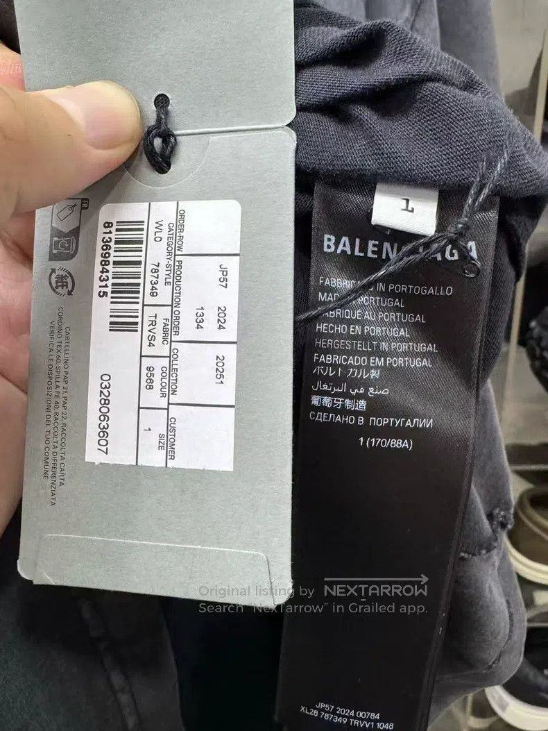 Other Balenciaga Letter logo print round neck short-sleeve T-shi Size US S / EU 44-46 / 1 - 6 Thumbnail