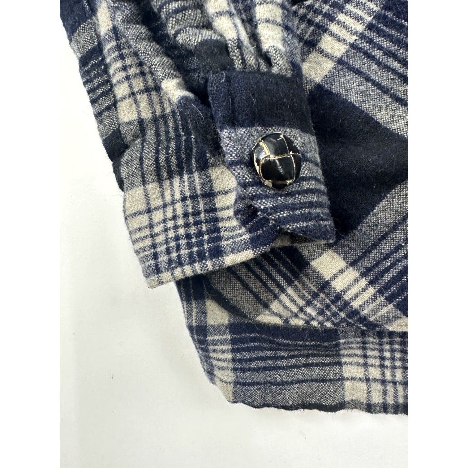 Levi's VINTAGE Levi's Jacket Mens L Plaid Wool Shacket Flannel Overshirt Size US L / EU 52-54 / 3 - 3 Thumbnail