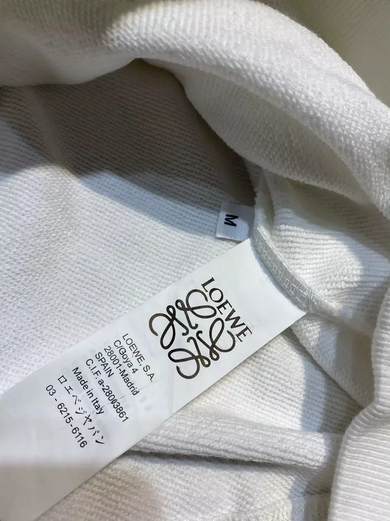 Loewe LOEWE White cotton color letters gradient embroidery round Size M / US 6-8 / IT 42-44 - 4 Thumbnail