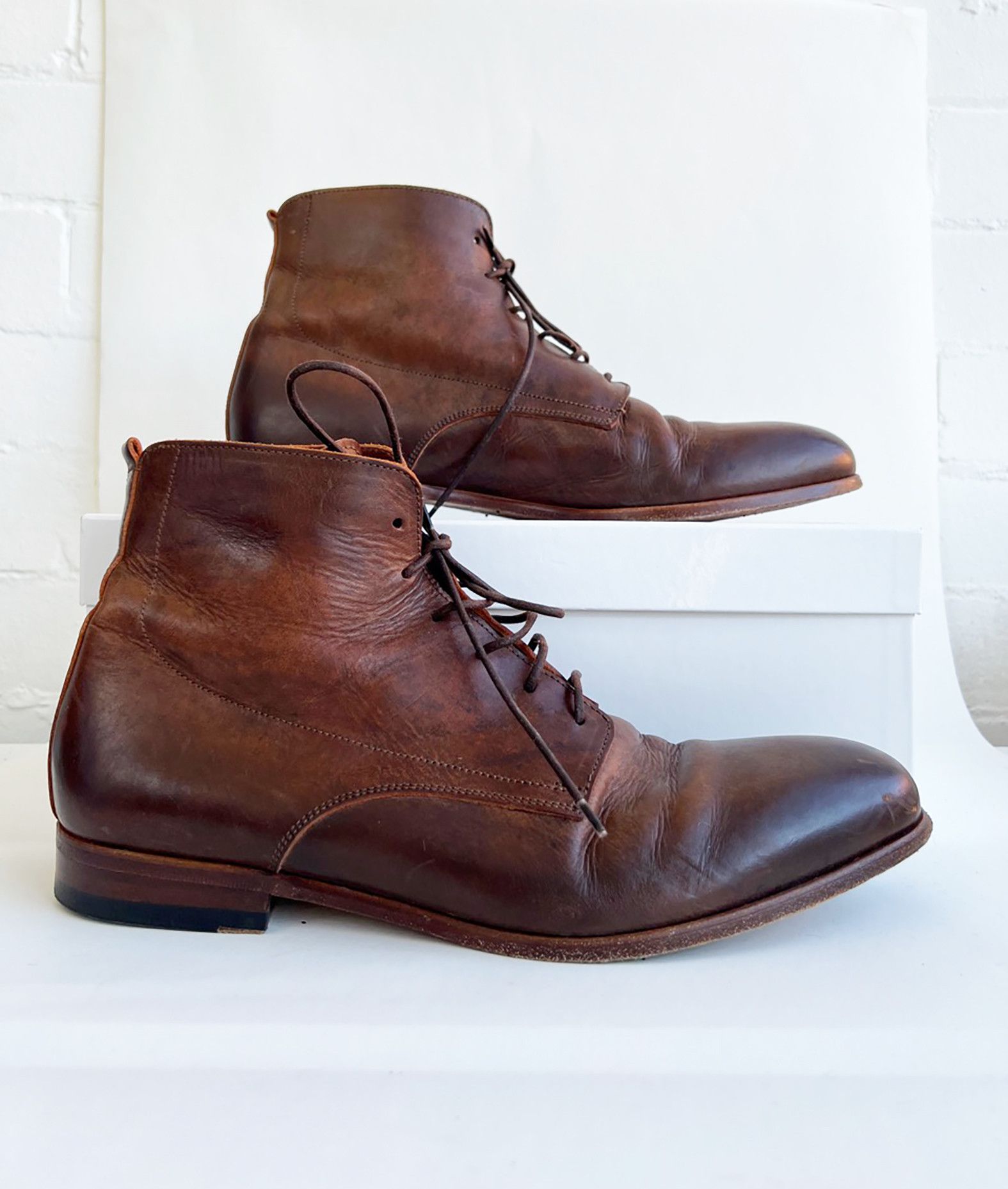 Alexander McQueen mcqueen brown lace up boot Size US 10 / EU 43 - 3 Thumbnail