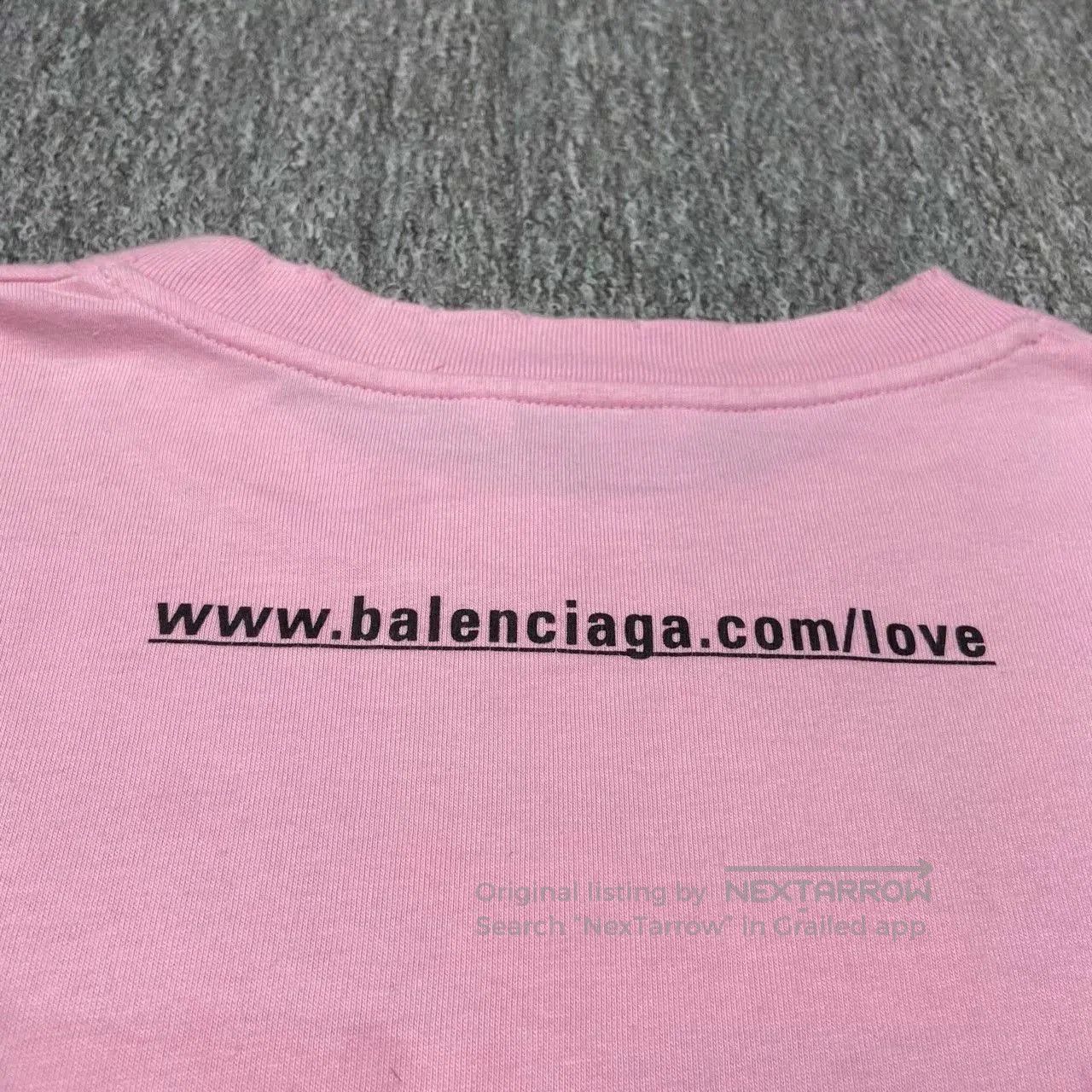 Balenciaga Balenciaga Pink Heart Sweatshirt XS. Size XS / US 0-2 / IT 36-38 - 7 Thumbnail
