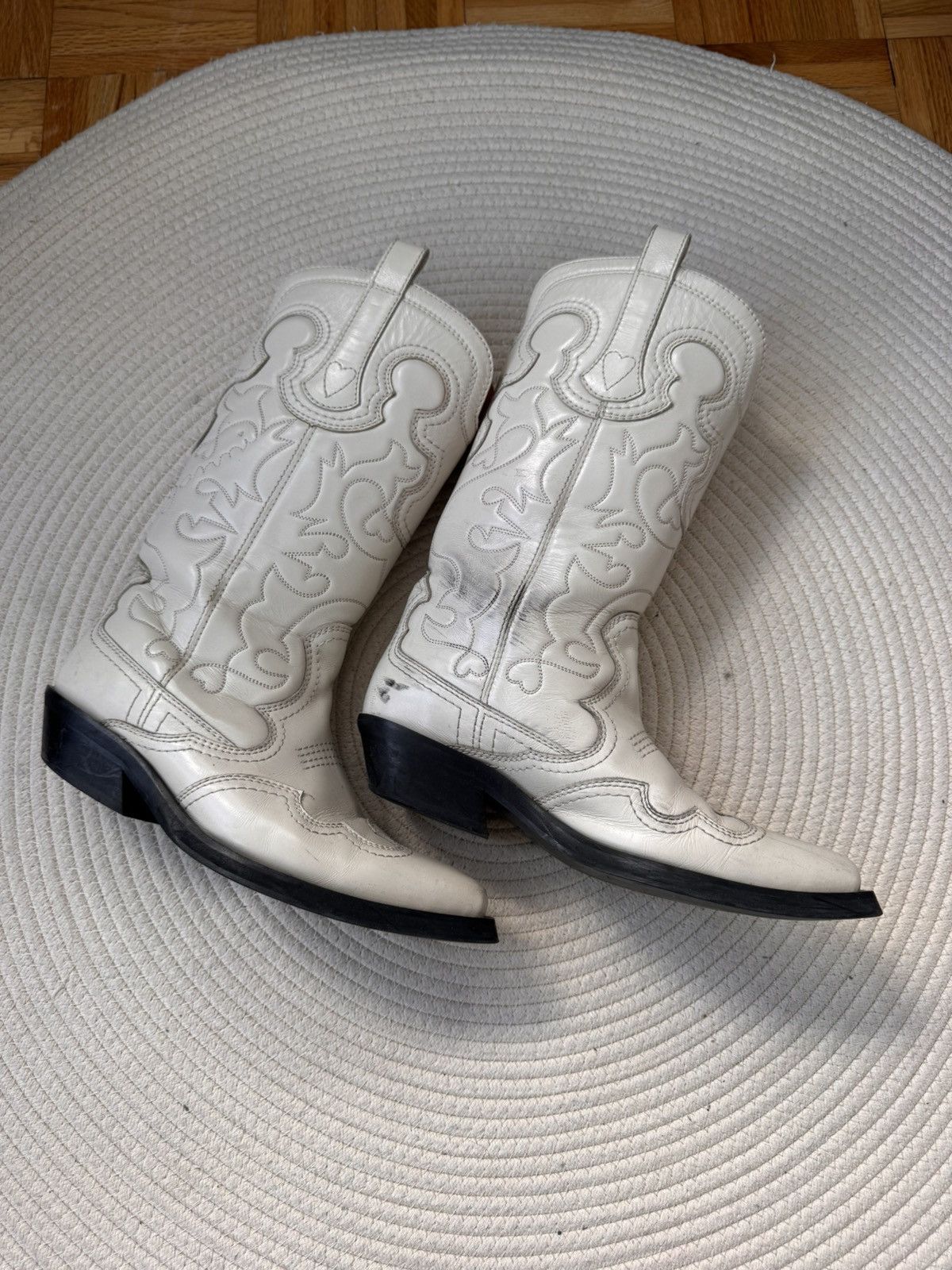 Ganni Ganni Mid Shaft Embroidered Western size EU38 Size US 7.5 / IT 37.5 - 2 Thumbnail
