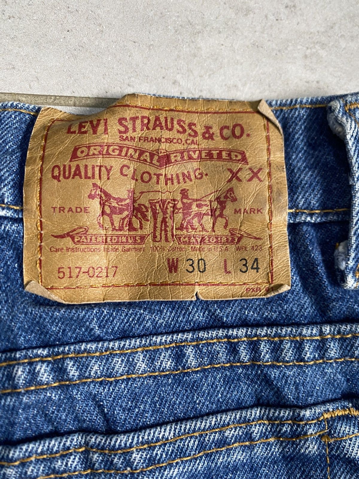 Levi's VINTAGE LEVIS 517-0217 USA Size US 29 - 12 Thumbnail