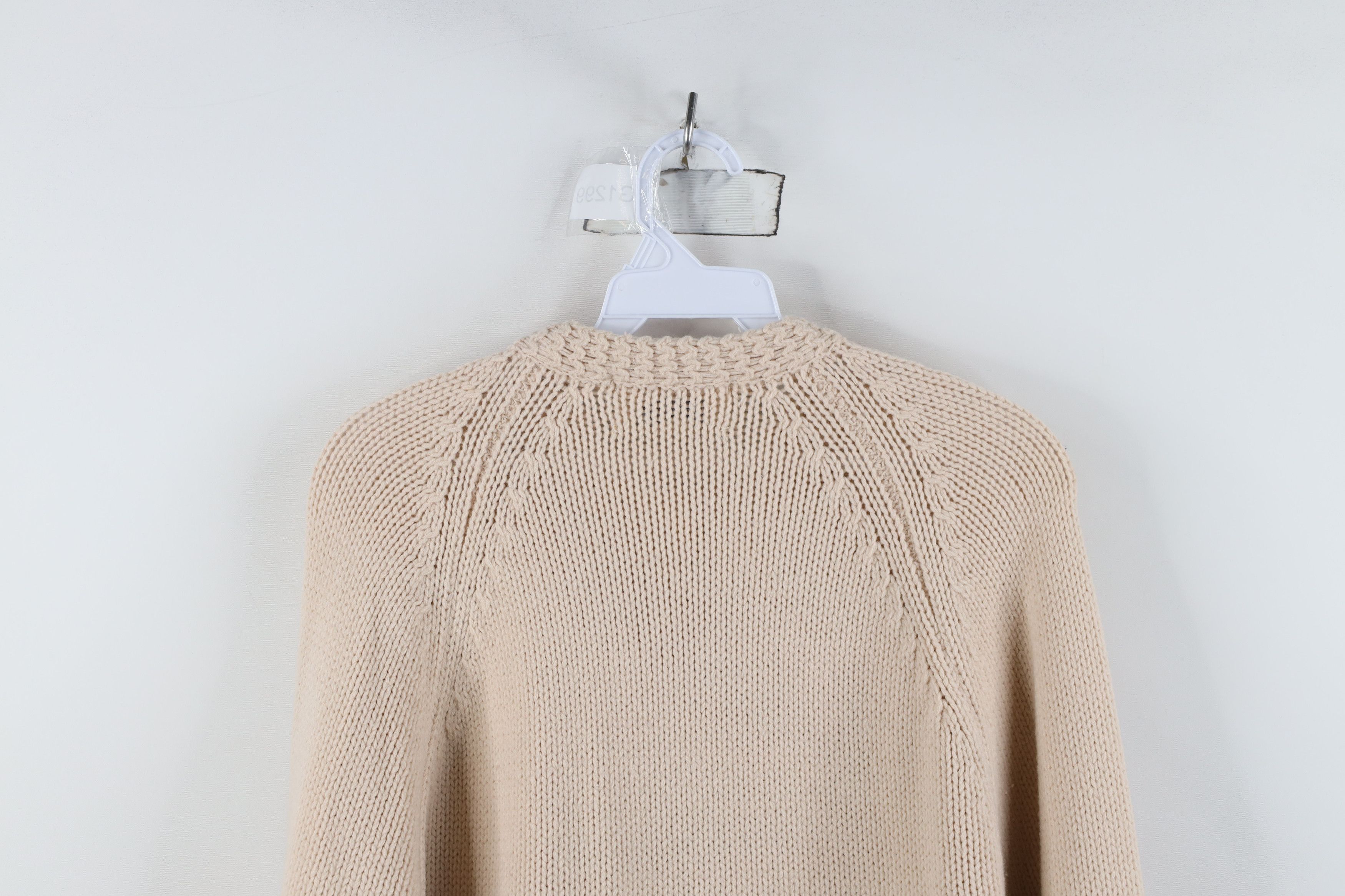 Vintage Vintage 50s 60s Streetwear Loomed Chunky Cardigan Sweater Size S / US 4 / IT 40 - 10 Thumbnail