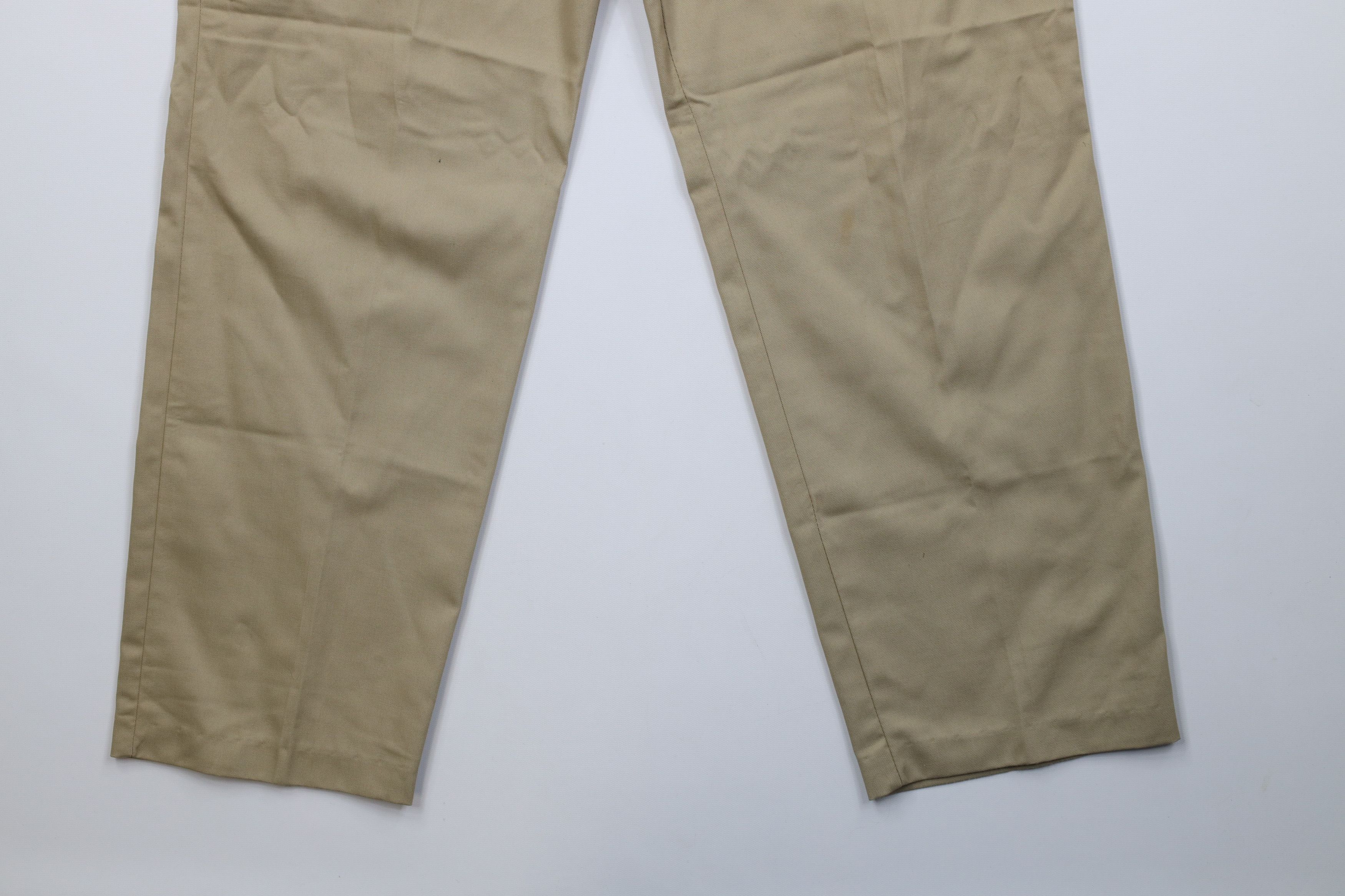 Vintage Vintage 70s Streetwear Big Pocket Knit Pants Beige USA Size 38" / US 16 / IT 52 - 5 Thumbnail