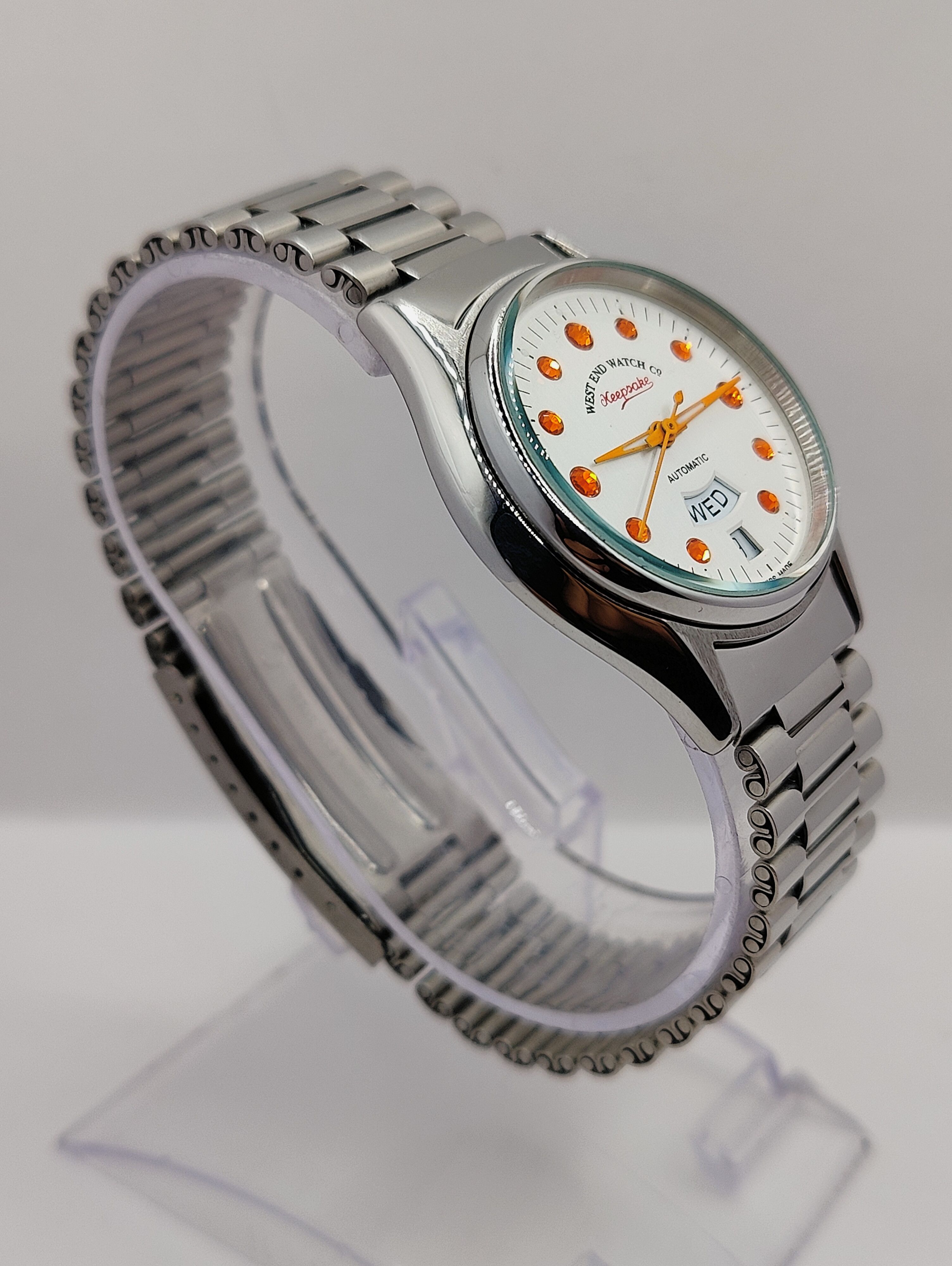 Vintage West End Watch Co Keepsake Automatic wrist Watch Size 34 - 4 Thumbnail