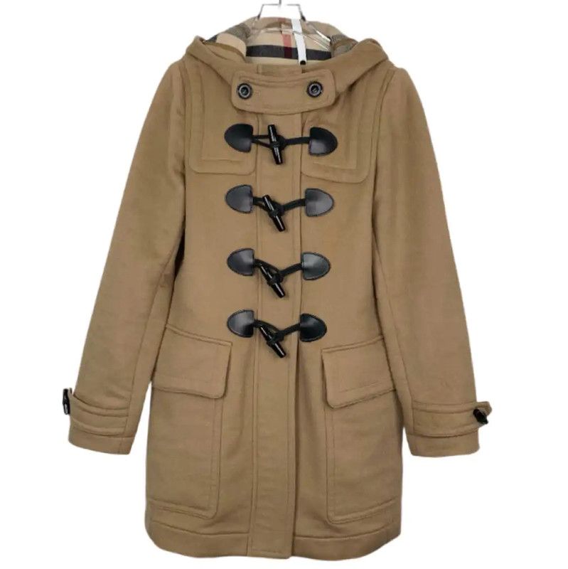 Burberry Burberry Women's Brown Wool Coat Size XS / US 0-2 / IT 36-38 - 1 Thumbnail