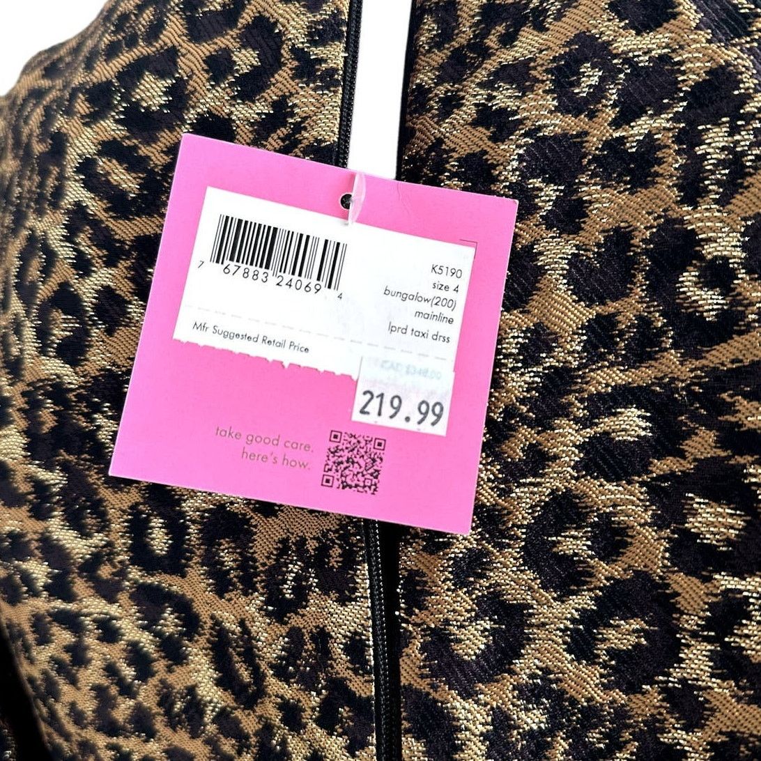 Kate Spade Kate Spade Leopard Taxi Mainline Dress Bungalow Size 4 Size S / US 4 / IT 40 - 11 Thumbnail