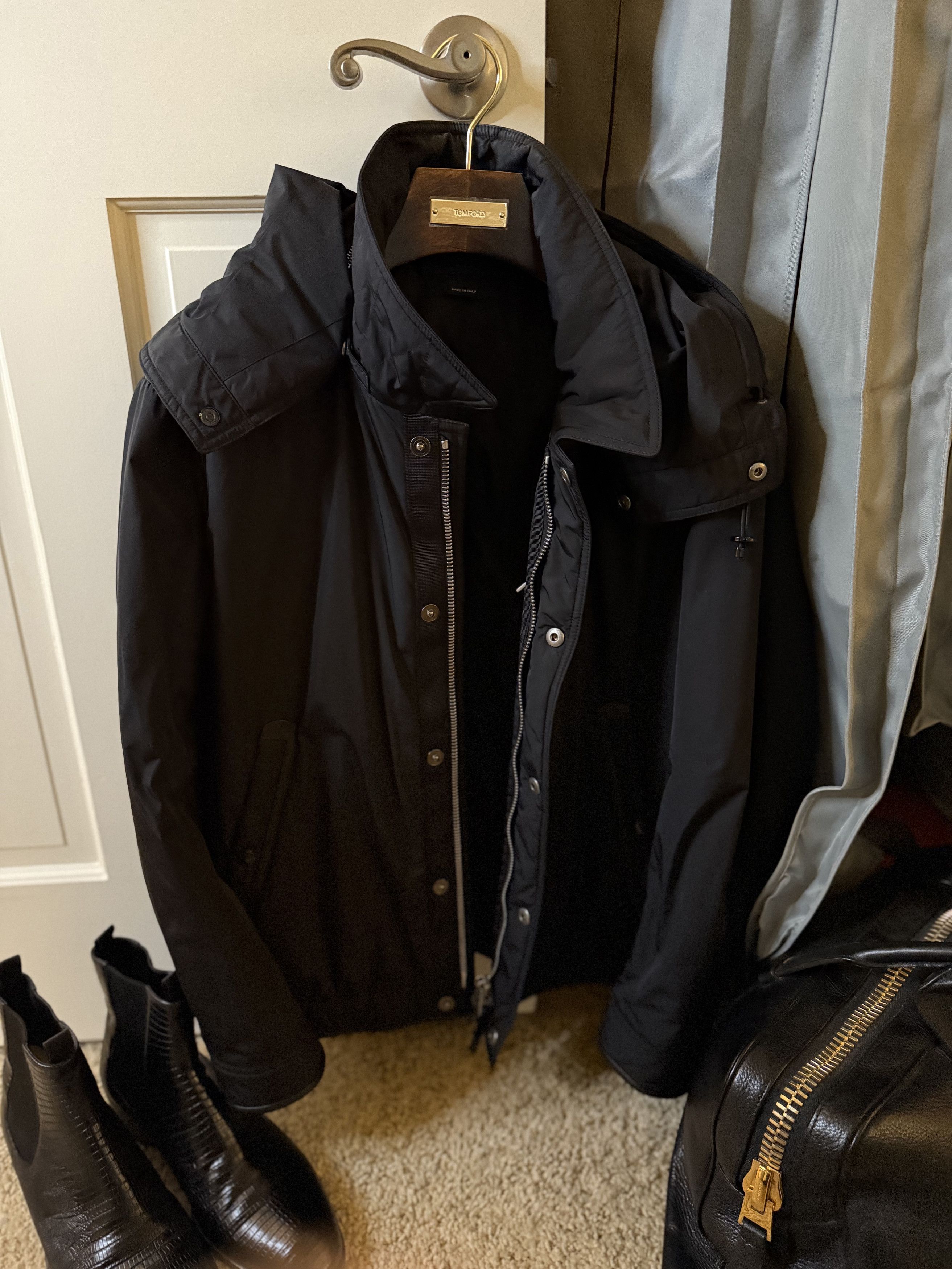 Tom Ford Fits 52, Best Dressed $4,300 w/tax Ovatta Leather Accents Size US XL / EU 56 / 4 - 19 Thumbnail