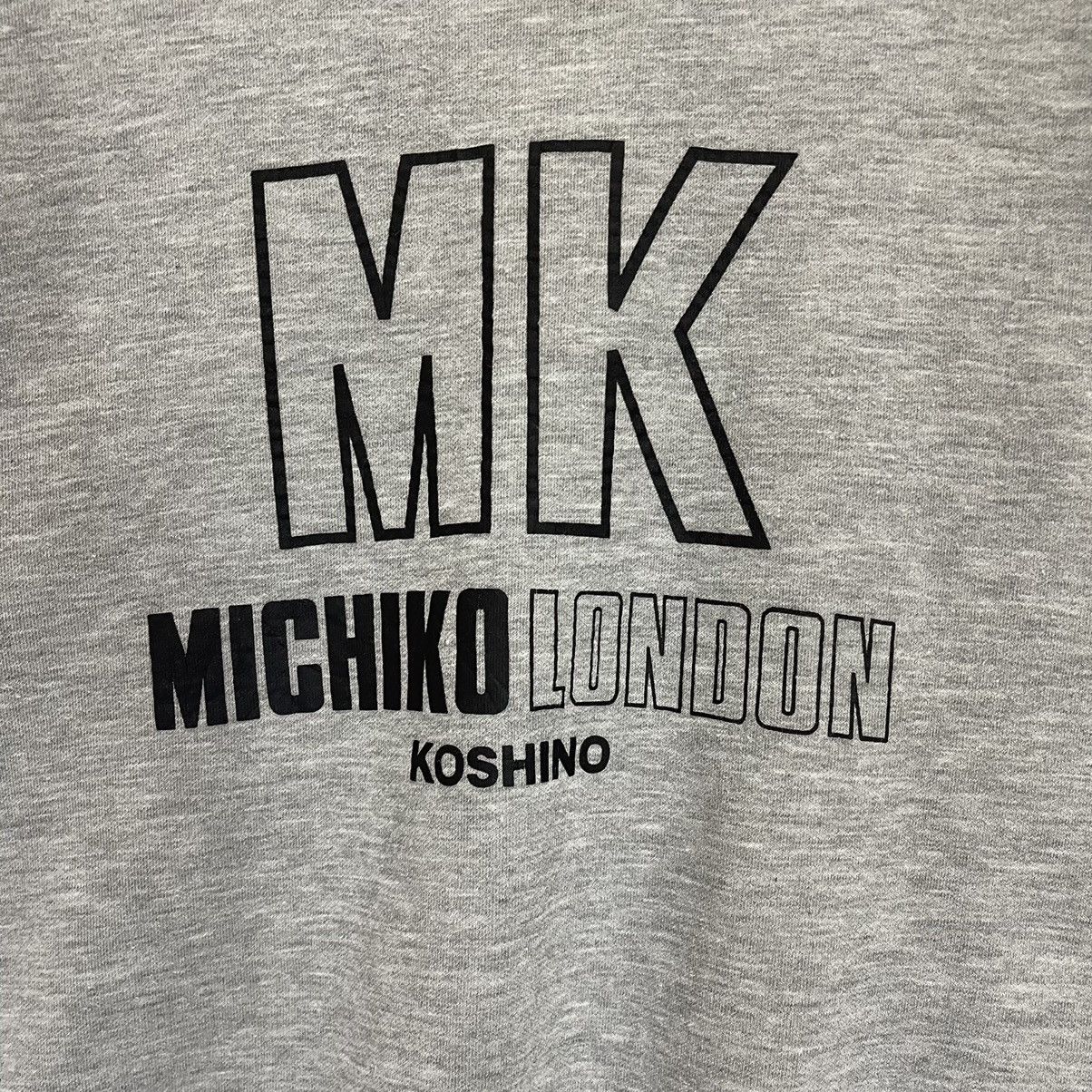 Michiko Koshino × Michiko Koshino London Vintage 90s Michiko London Big Logo Crewneck Sweatshirt Size US XL / EU 56 / 4 - 5 Thumbnail
