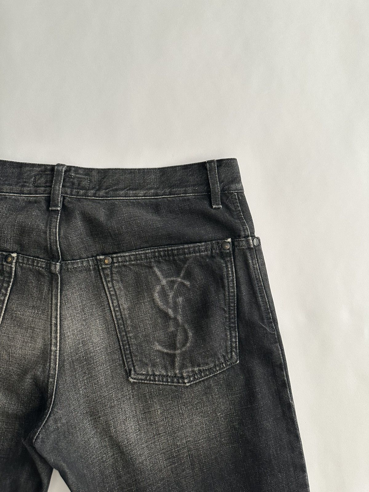Yves Saint Laurent YSL Rive Gauche by Tom Ford Denim Jeans Size US 30 / EU 46 - 4 Thumbnail