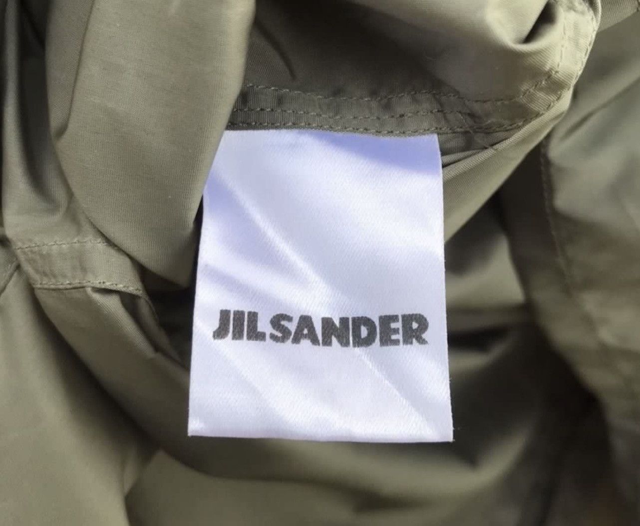 Jil Sander Jil Sander Technical Lightweight Zip-Up Jacket Olive Size US S / EU 44-46 / 1 - 5 Thumbnail