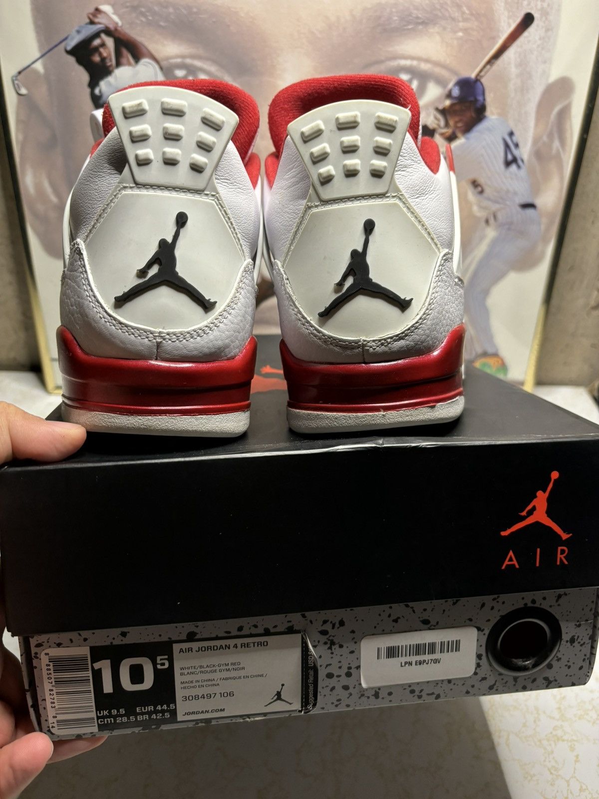 Jordan Brand Air Jordan 4 Retro Alternate 89 2016 Size US 10.5 / EU 43-44 - 7 Thumbnail
