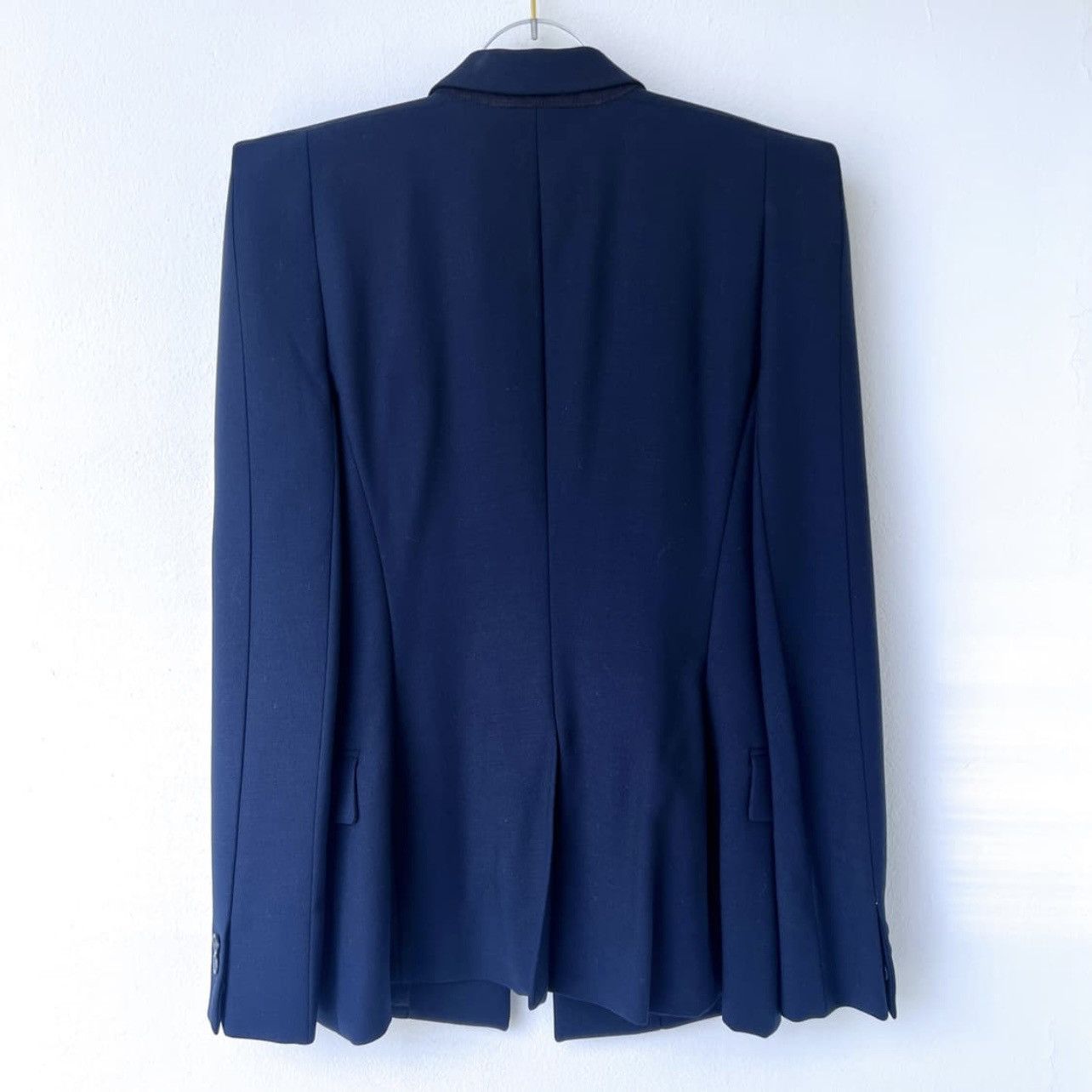 Maison Margiela Margiela Navy Power Shoulder Jacket Size S / US 4 / IT 40 - 7 Thumbnail